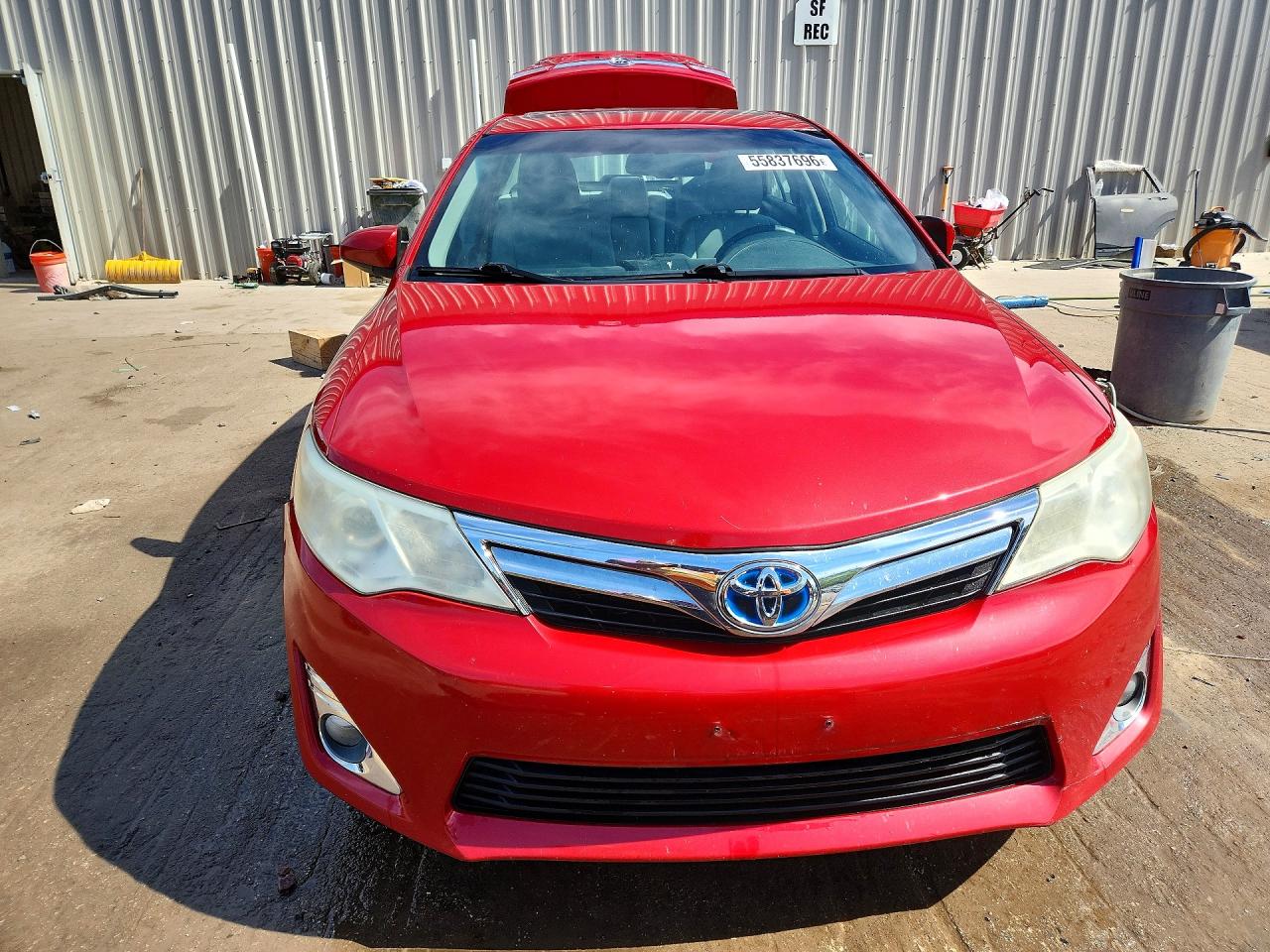 2012 Toyota Camry Hybrid Xle Red vin: 4T1BD1FK5CU059145