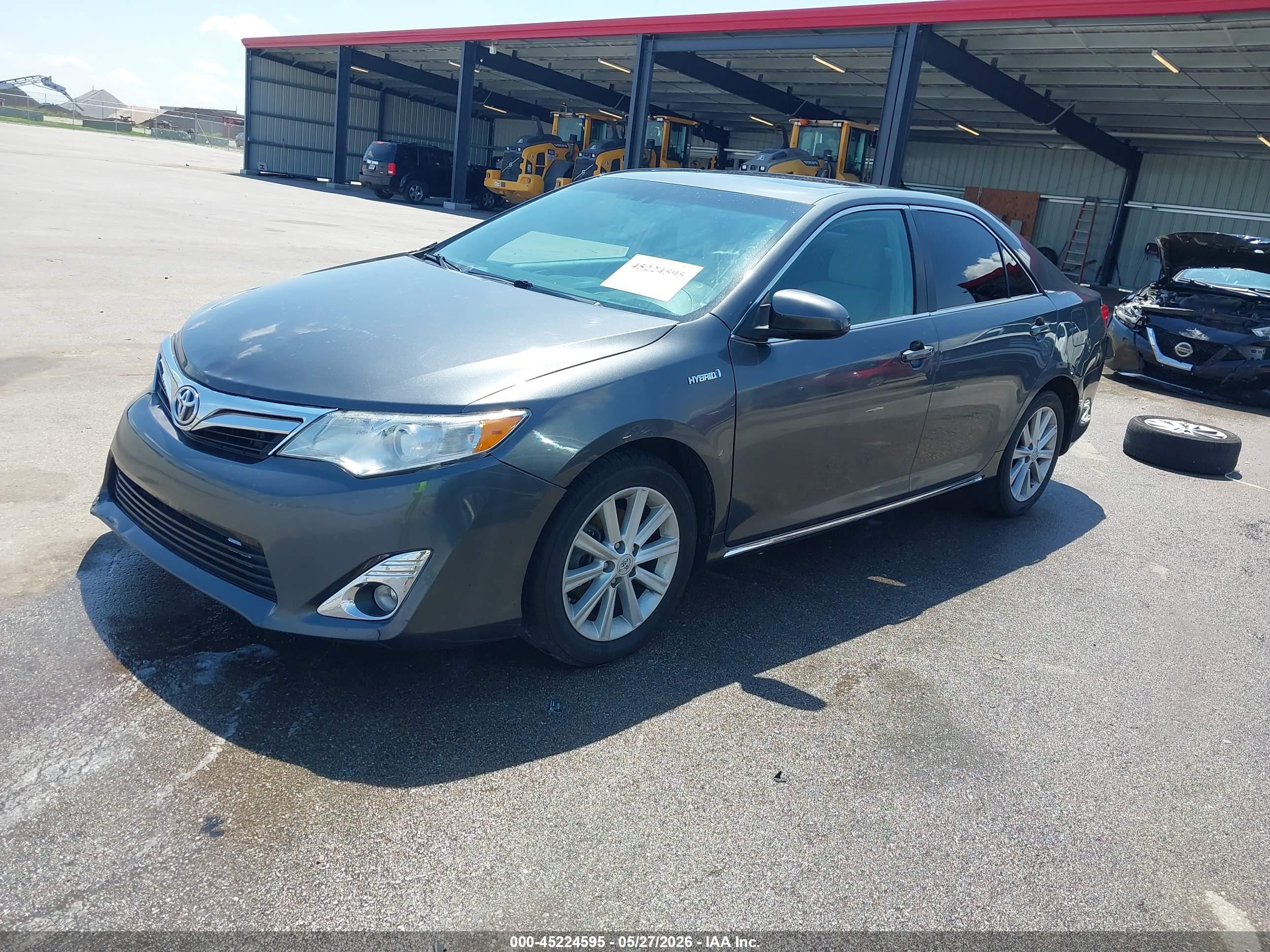 2012 Toyota Camry Hybrid Xle Gray vin: 4T1BD1FK5CU062045
