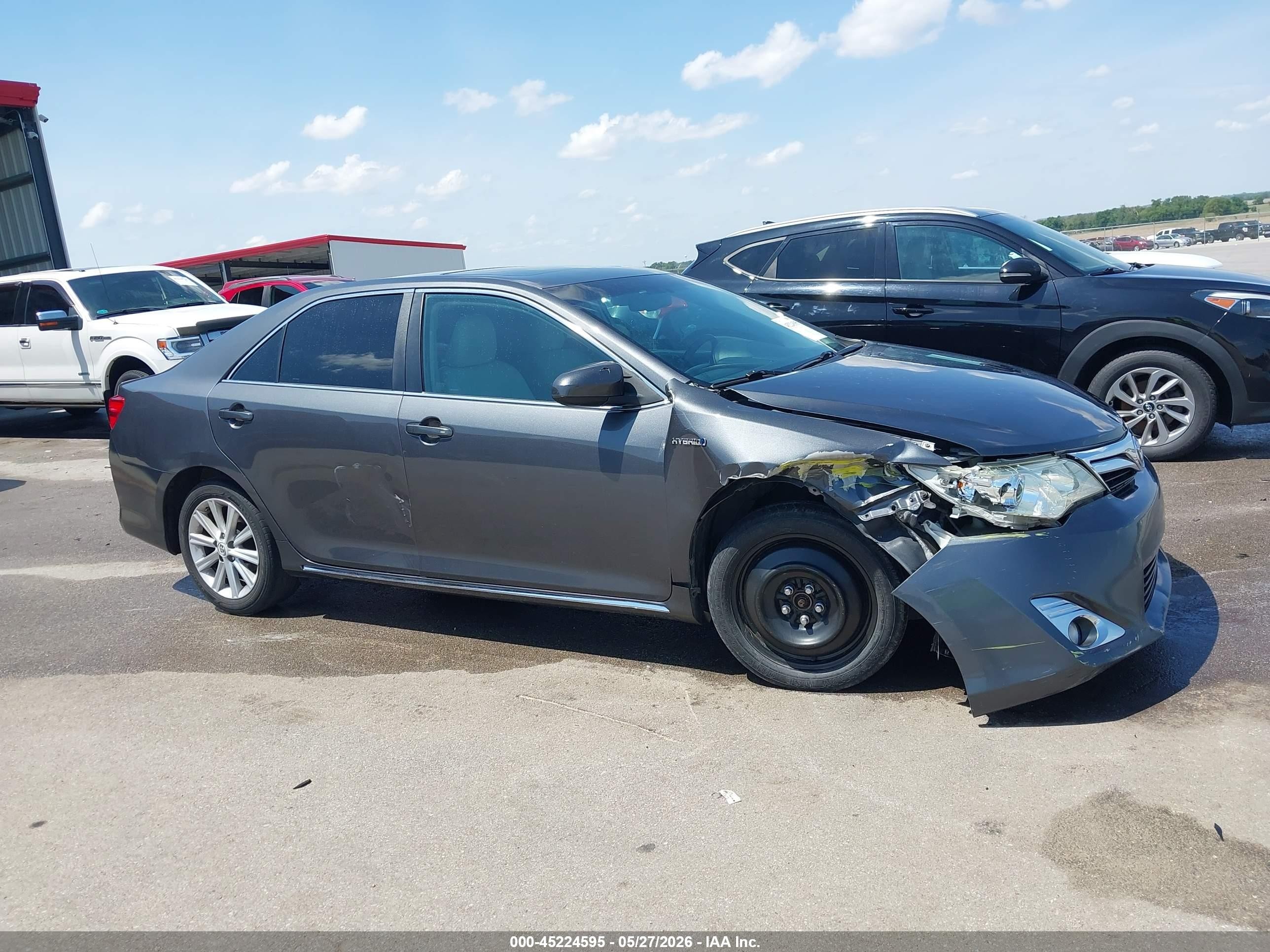 2012 Toyota Camry Hybrid Xle Gray vin: 4T1BD1FK5CU062045
