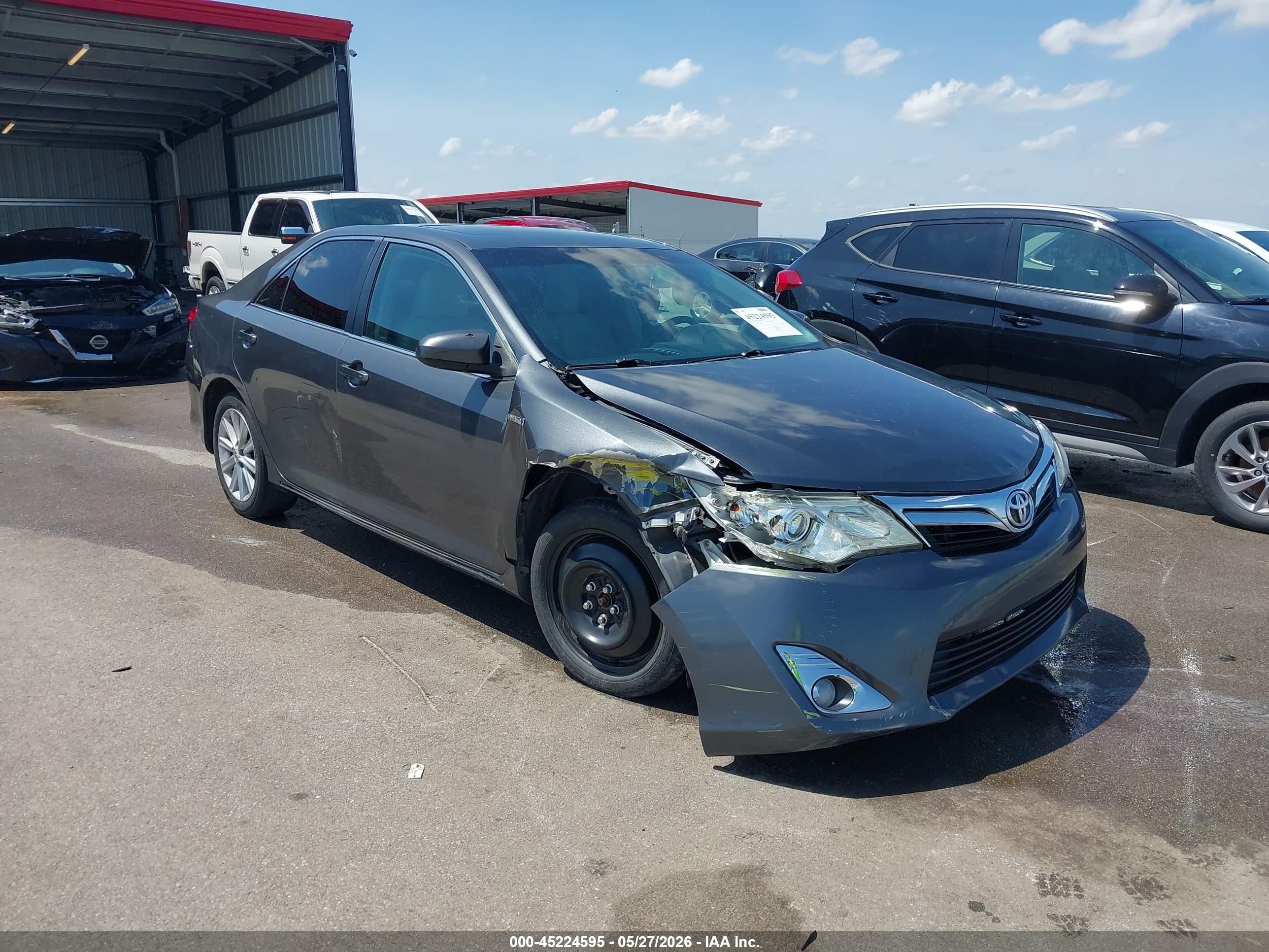 2012 Toyota Camry Hybrid Xle Gray vin: 4T1BD1FK5CU062045