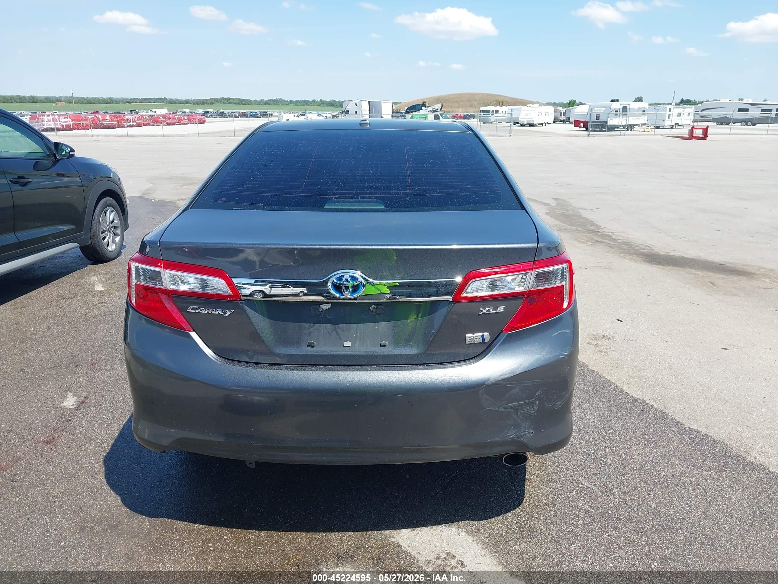 2012 Toyota Camry Hybrid Xle Gray vin: 4T1BD1FK5CU062045