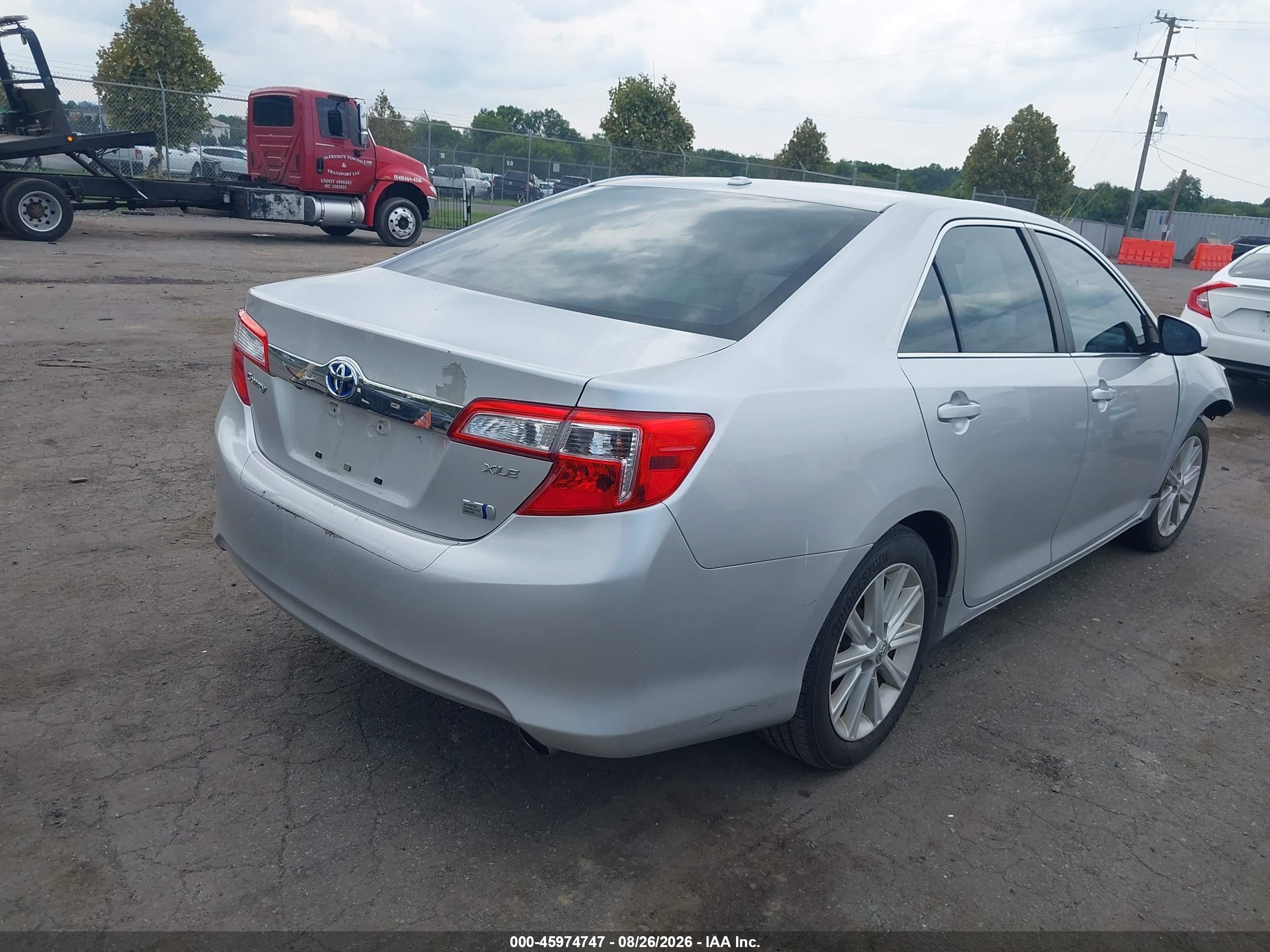 2013 Toyota Camry Hybrid Xle Silver vin: 4T1BD1FK5DU074195
