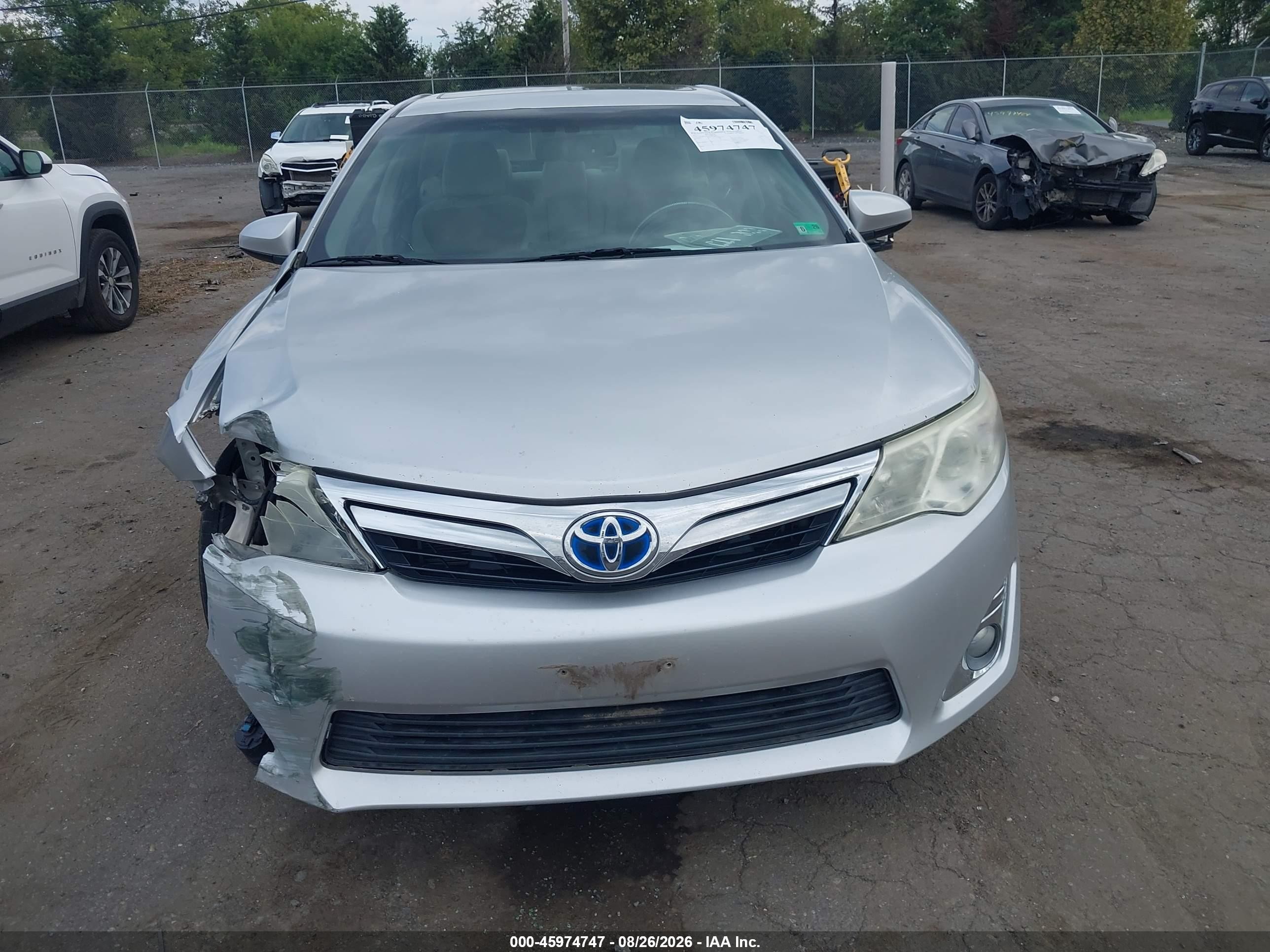 2013 Toyota Camry Hybrid Xle Silver vin: 4T1BD1FK5DU074195