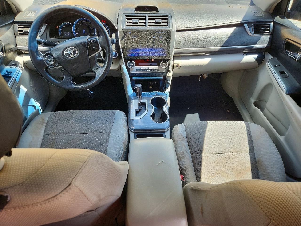 2013 Toyota Camry Hybrid Le Yellow vin: 4T1BD1FK5DU075315