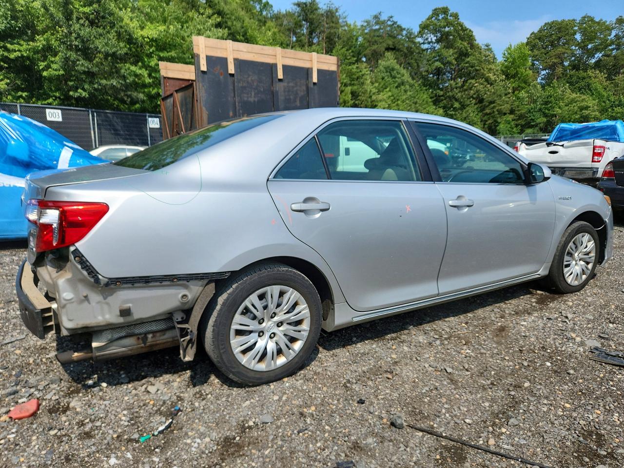 2013 Toyota Camry Hybrid Le Silver vin: 4T1BD1FK5DU081020
