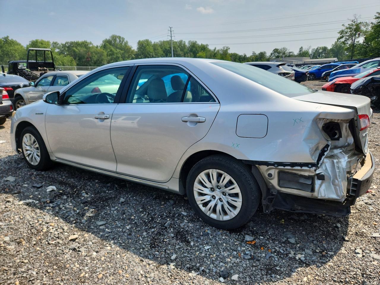 2013 Toyota Camry Hybrid Le Silver vin: 4T1BD1FK5DU081020