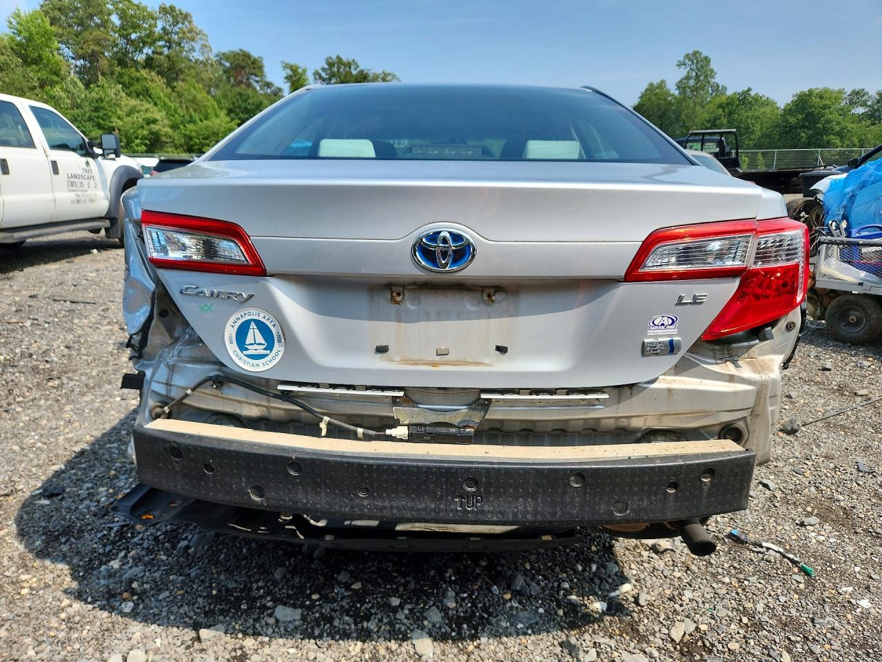 2013 Toyota Camry Hybrid Le Silver vin: 4T1BD1FK5DU081020