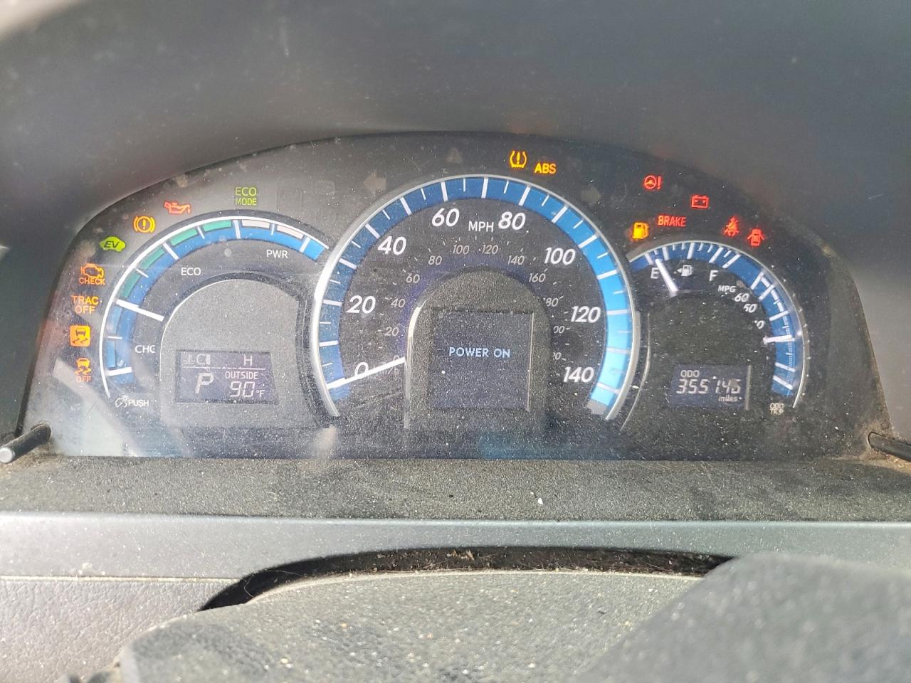 2013 Toyota Camry Hybrid Le Черный vin: 4T1BD1FK5DU088808