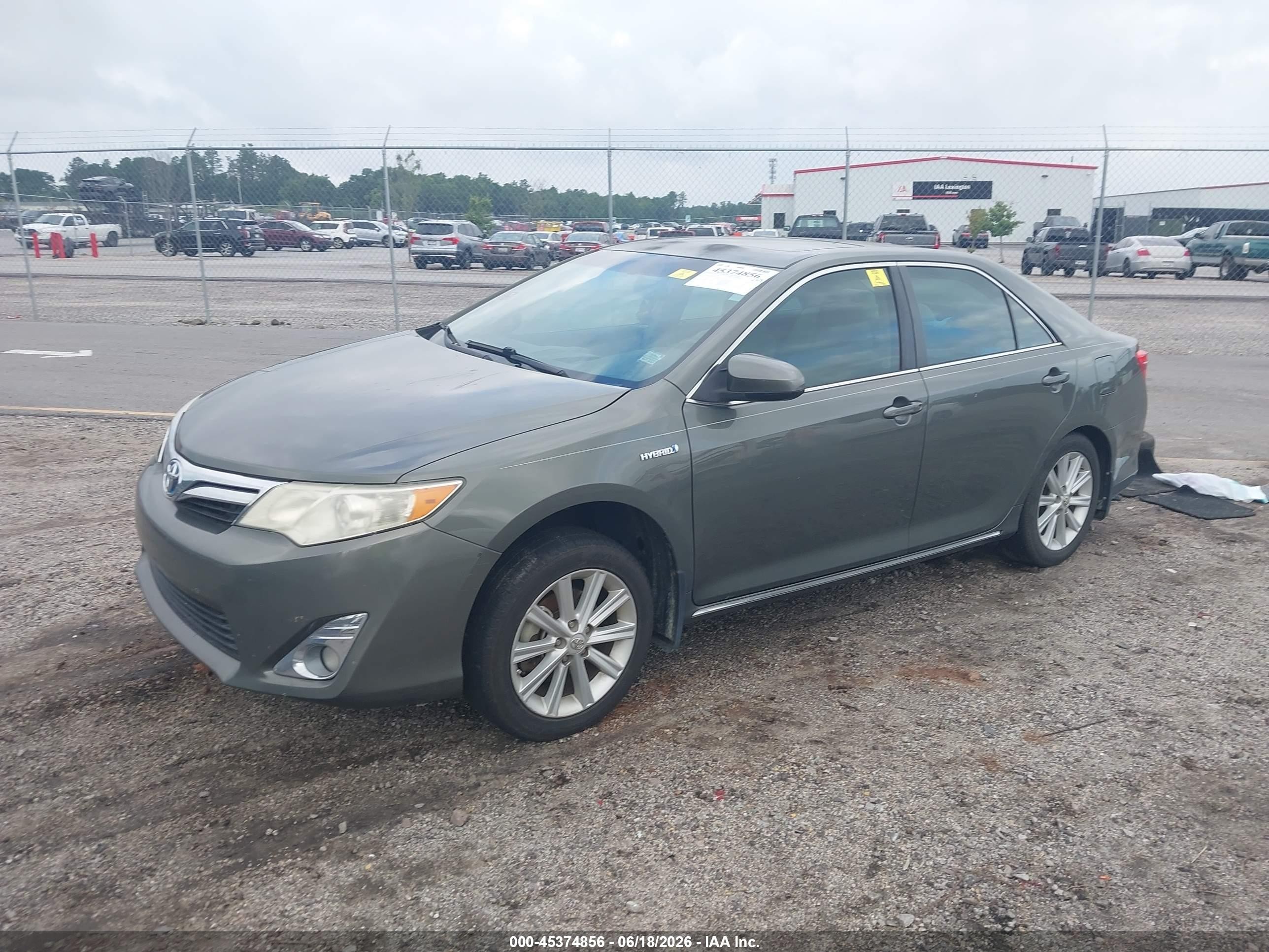 2013 Toyota Camry Hybrid Xle Green vin: 4T1BD1FK5DU089148