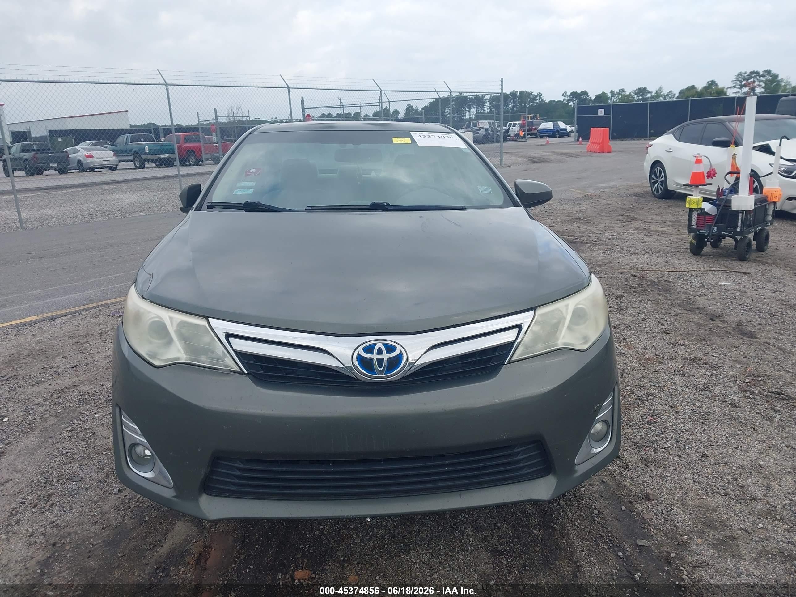 2013 Toyota Camry Hybrid Xle Green vin: 4T1BD1FK5DU089148