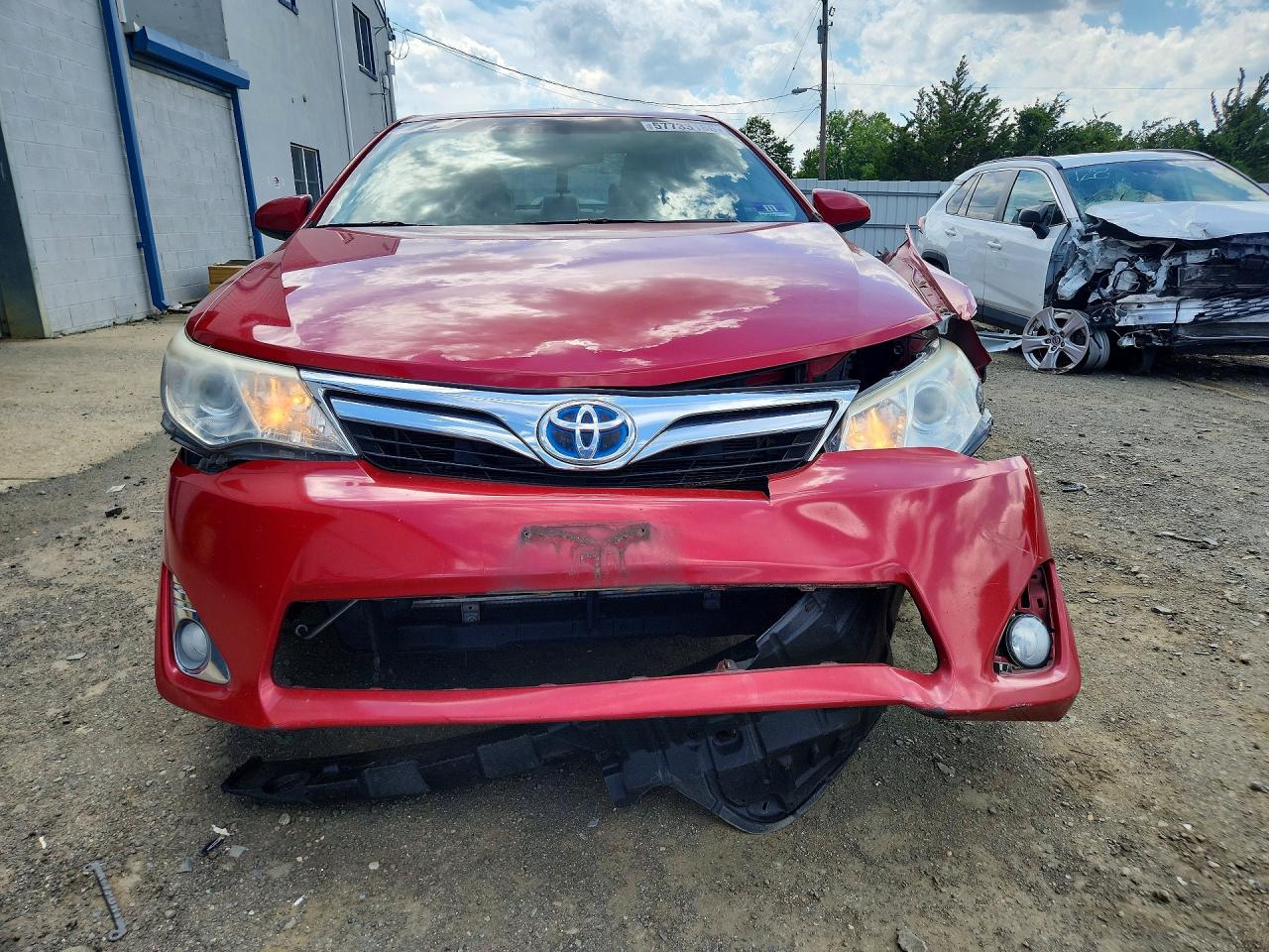 2013 Toyota Camry Hybrid Xle Red vin: 4T1BD1FK5DU091093