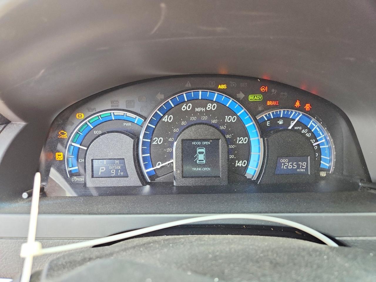 2013 Toyota Camry Hybrid Xle Red vin: 4T1BD1FK5DU091093