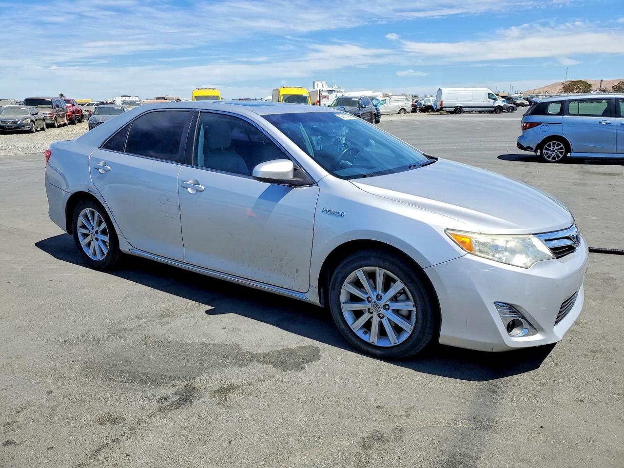 2013 Toyota Camry Hybrid Xle Silver vin: 4T1BD1FK5DU091420