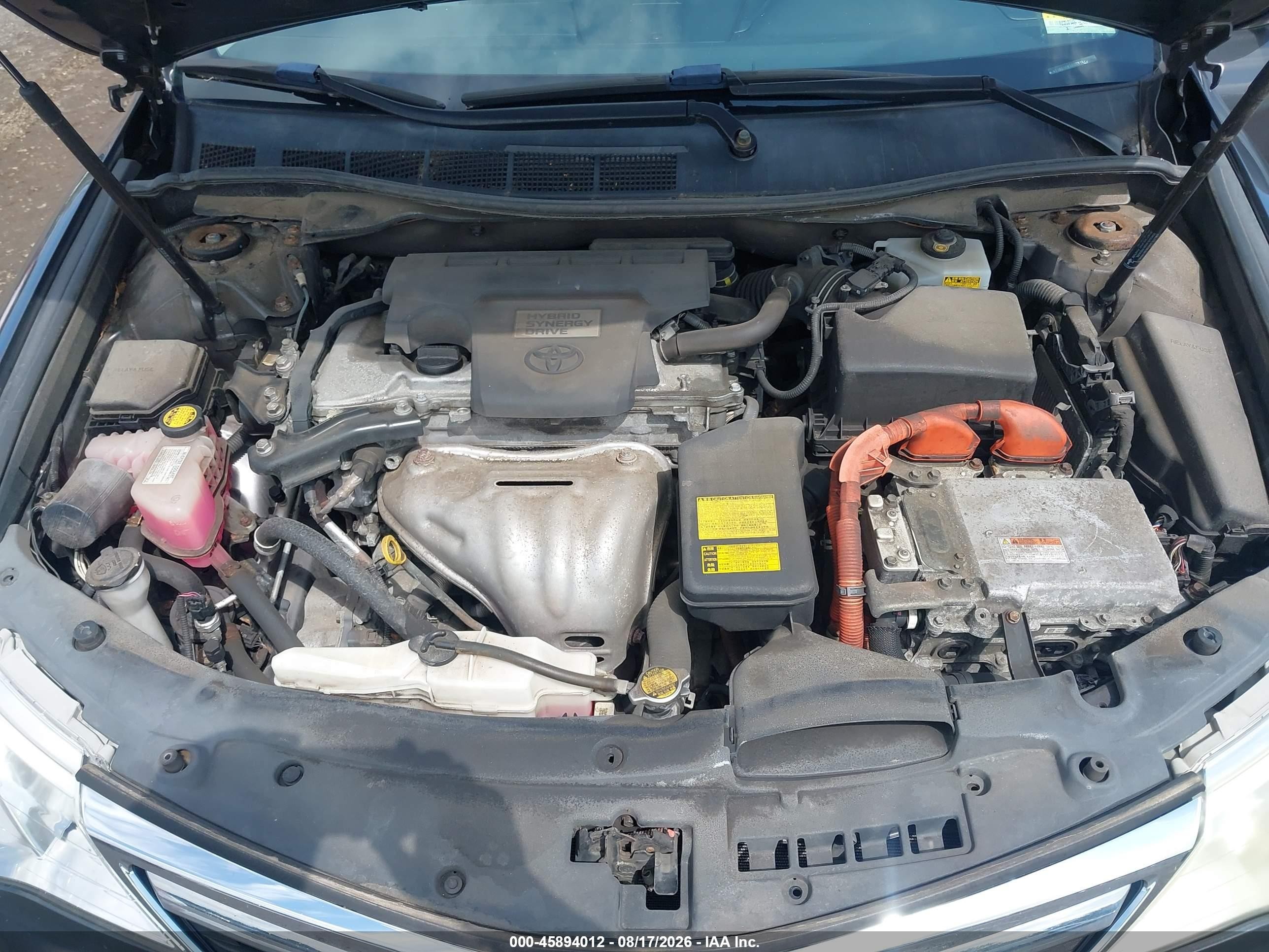 2013 Toyota Camry Hybrid Le Gray vin: 4T1BD1FK5DU091675
