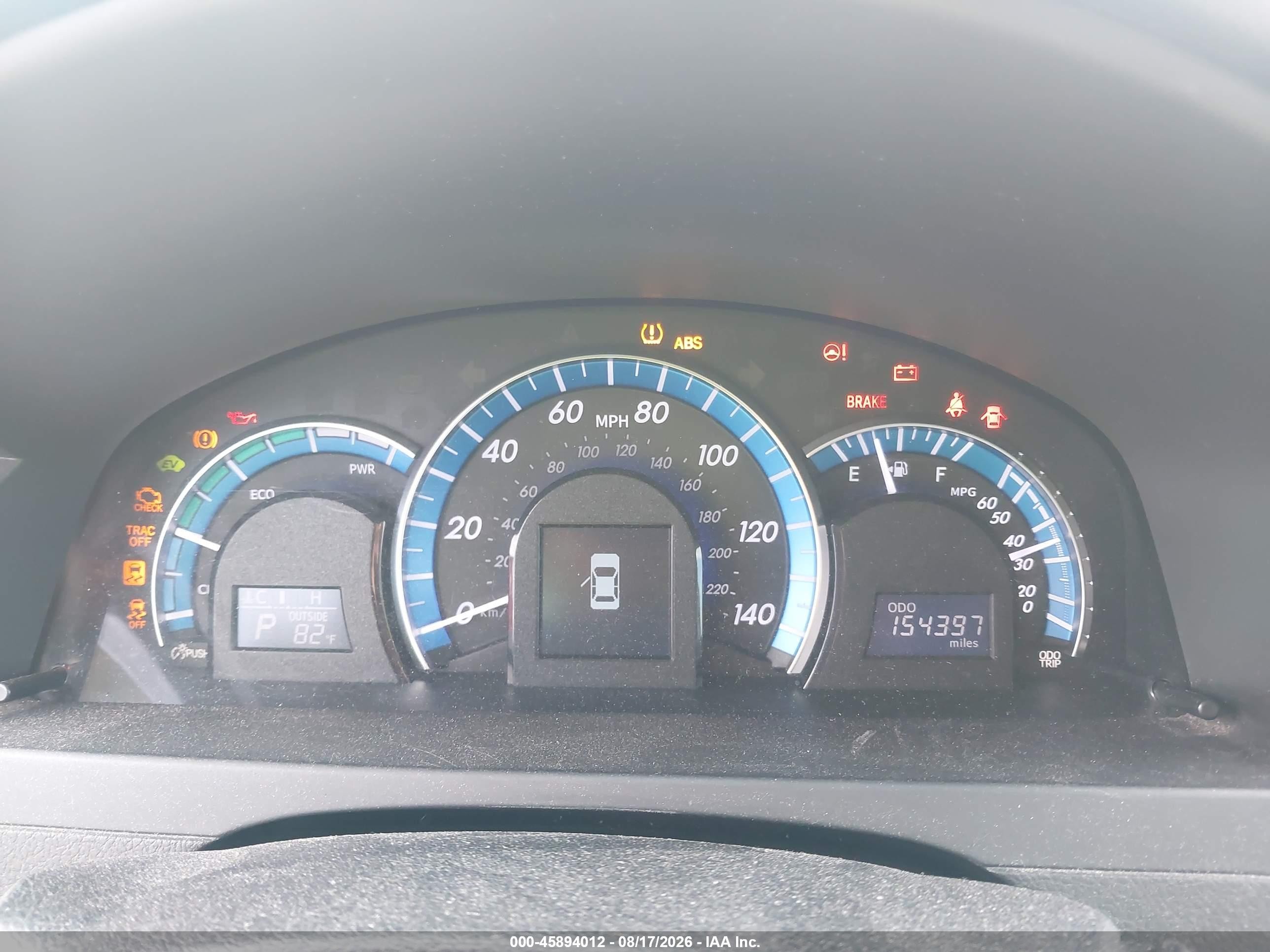 2013 Toyota Camry Hybrid Le Gray vin: 4T1BD1FK5DU091675