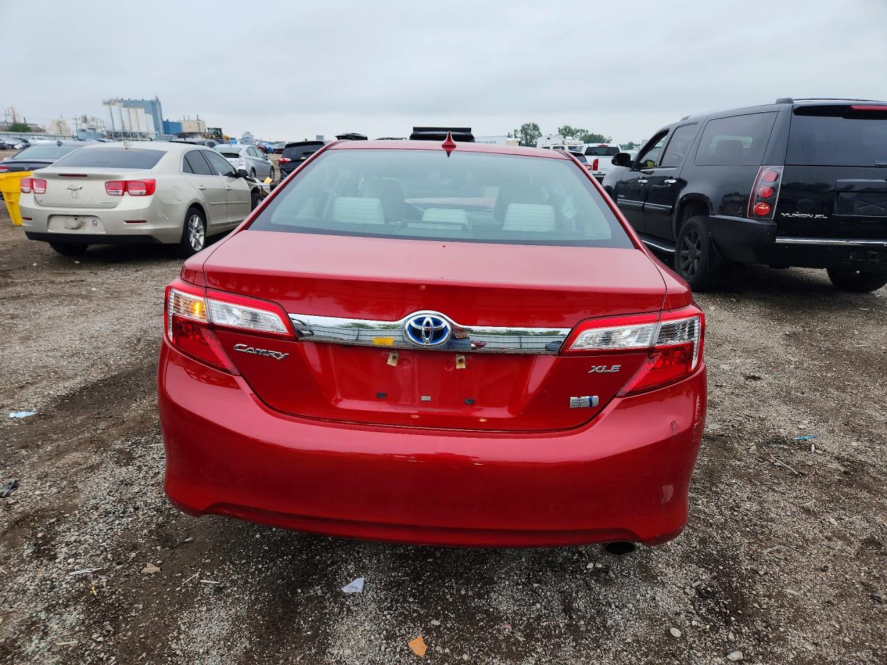 2013 Toyota Camry Hybrid Xle Красный vin: 4T1BD1FK5DU093913