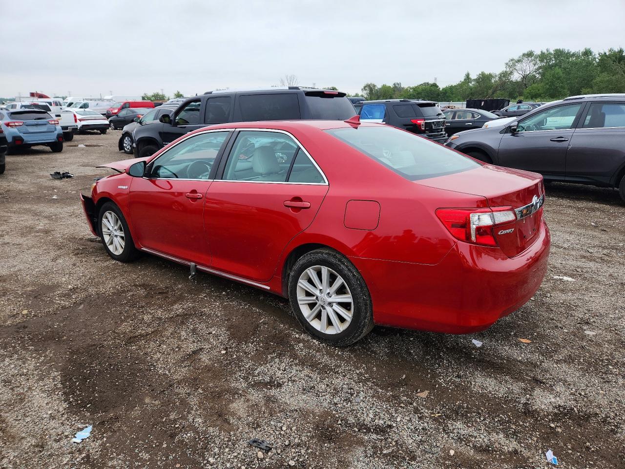 2013 Toyota Camry Hybrid Xle Красный vin: 4T1BD1FK5DU093913