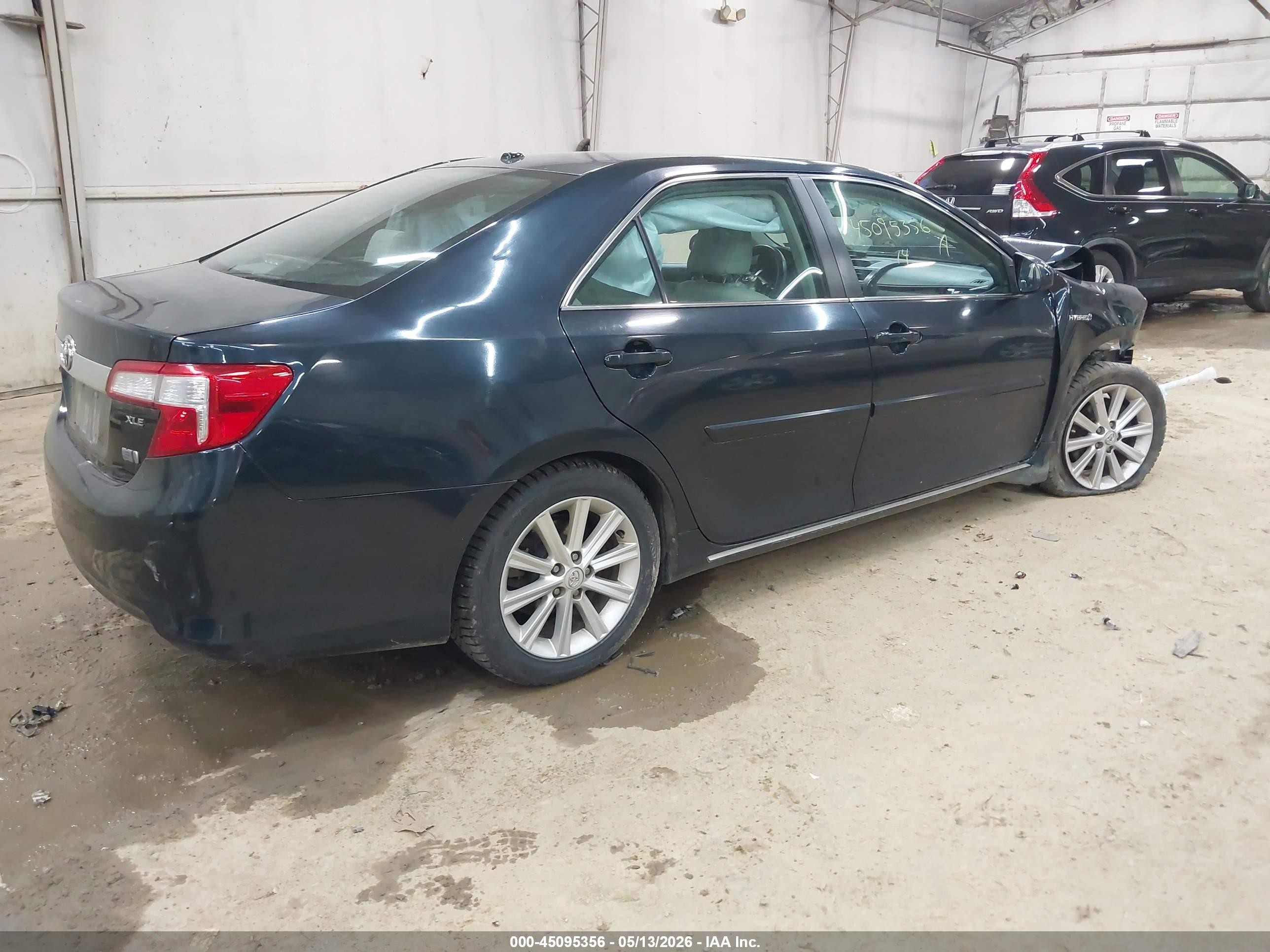 2014 Toyota Camry Hybrid Xle Black vin: 4T1BD1FK5EU100974