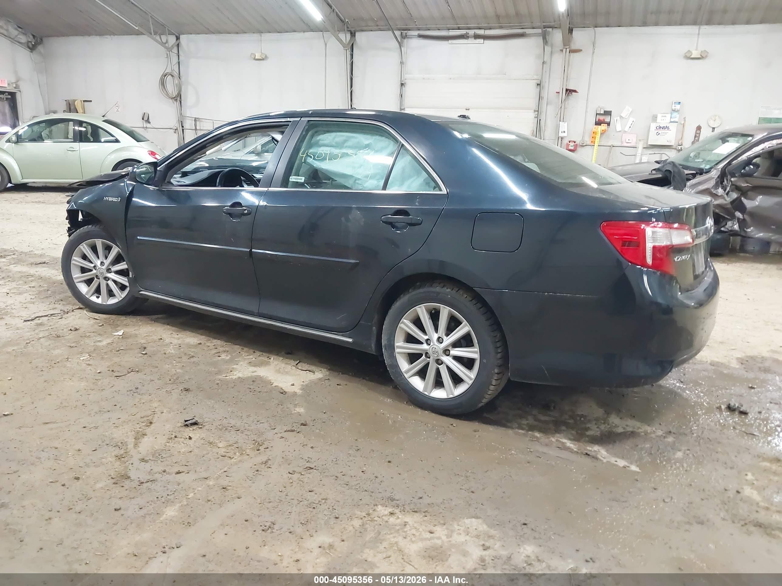 2014 Toyota Camry Hybrid Xle Black vin: 4T1BD1FK5EU100974