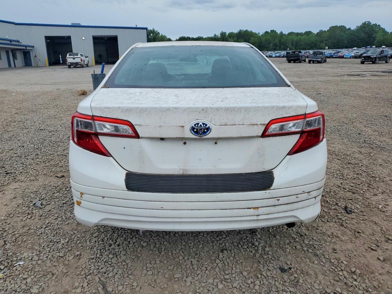 2014 Toyota Camry Hybrid Le Белый vin: 4T1BD1FK5EU111408
