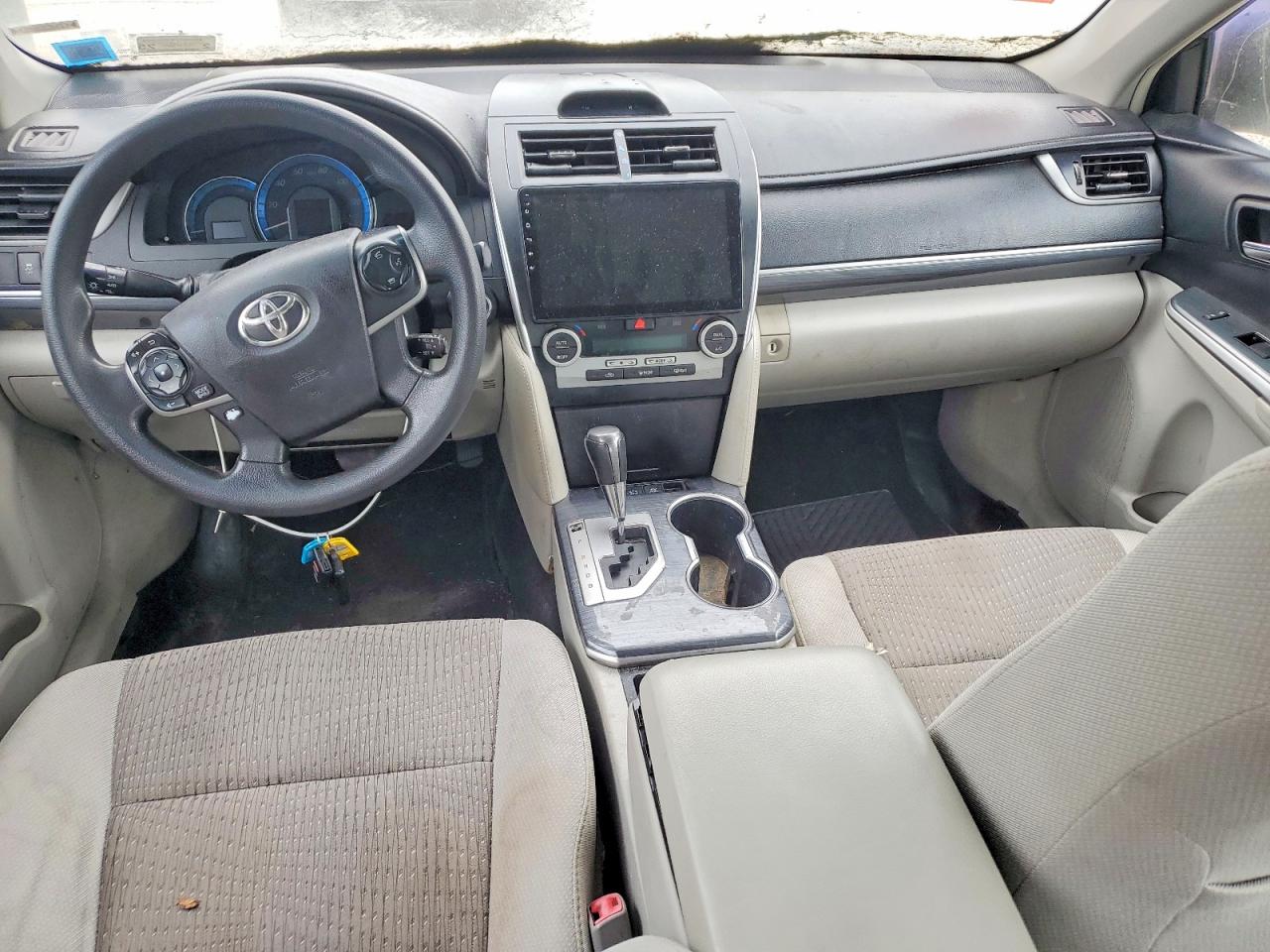 2014 Toyota Camry Hybrid Le Белый vin: 4T1BD1FK5EU111408