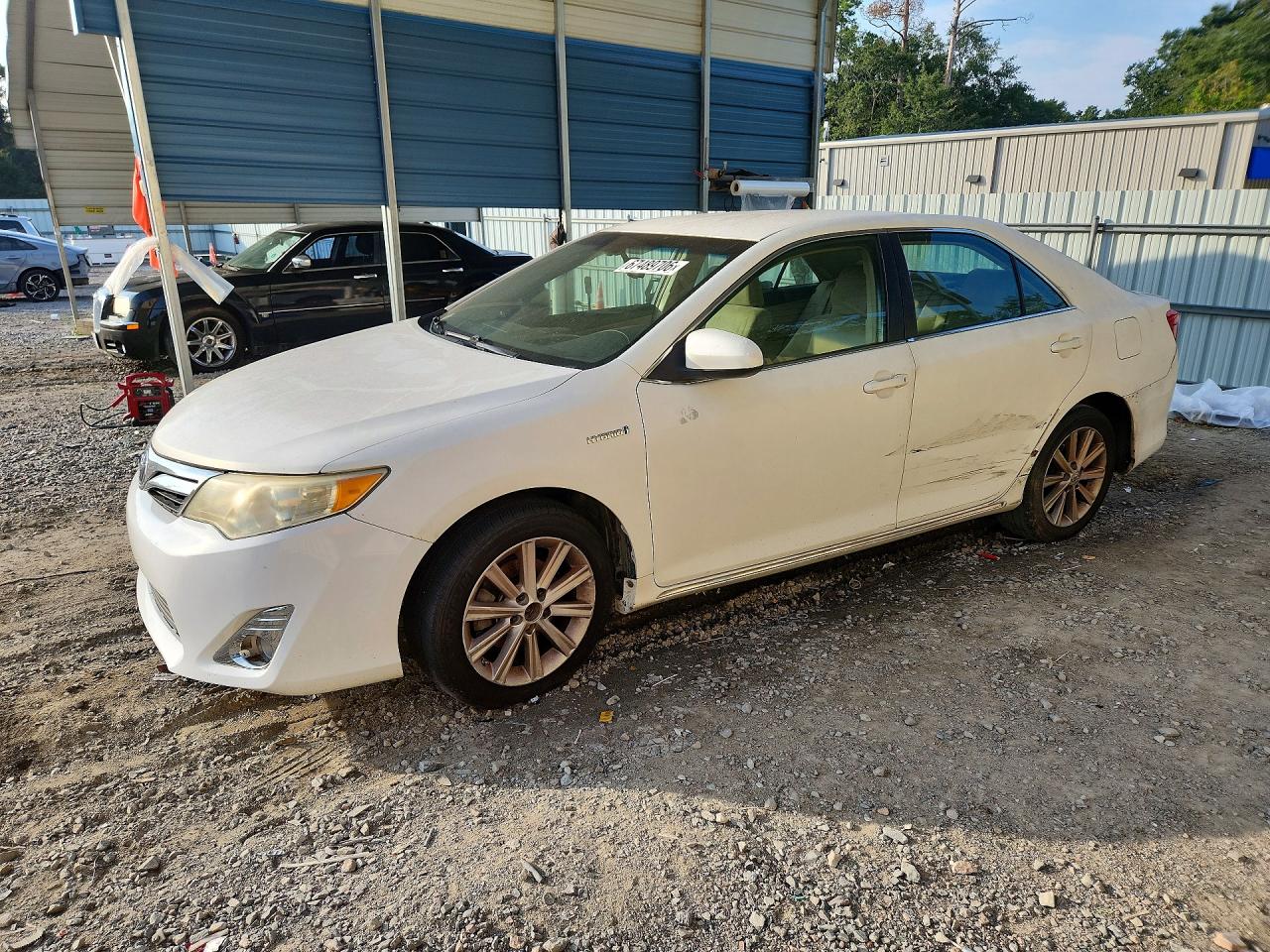 2014 Toyota Camry Hybrid Xle White vin: 4T1BD1FK5EU118777