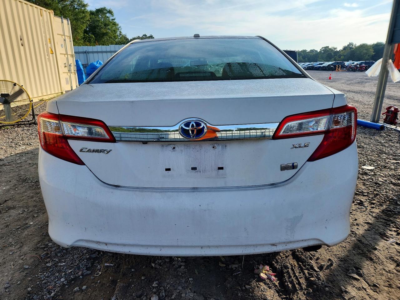 2014 Toyota Camry Hybrid Xle White vin: 4T1BD1FK5EU118777