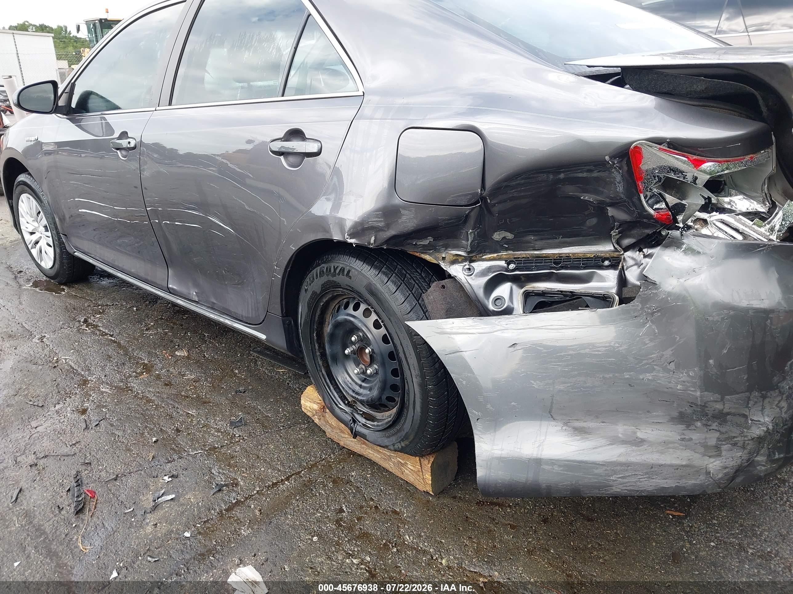 2014 Toyota Camry Hybrid Le Бежевый vin: 4T1BD1FK5EU120447