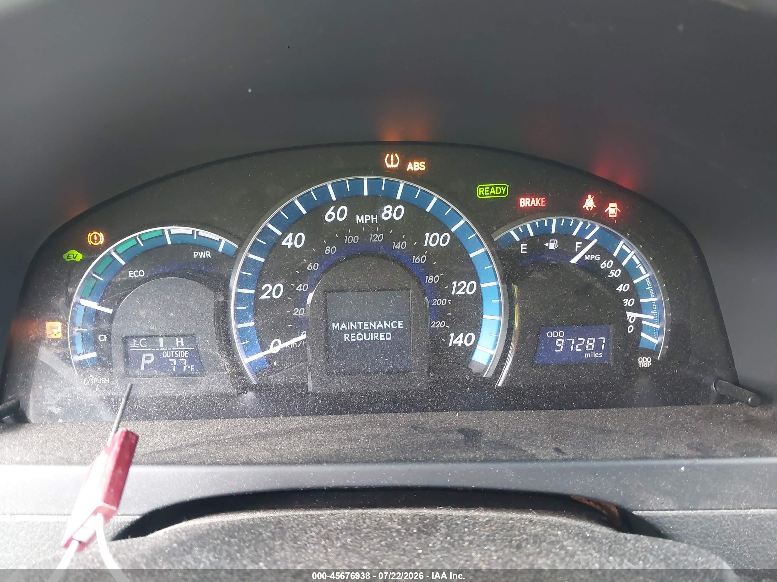 2014 Toyota Camry Hybrid Le Бежевый vin: 4T1BD1FK5EU120447