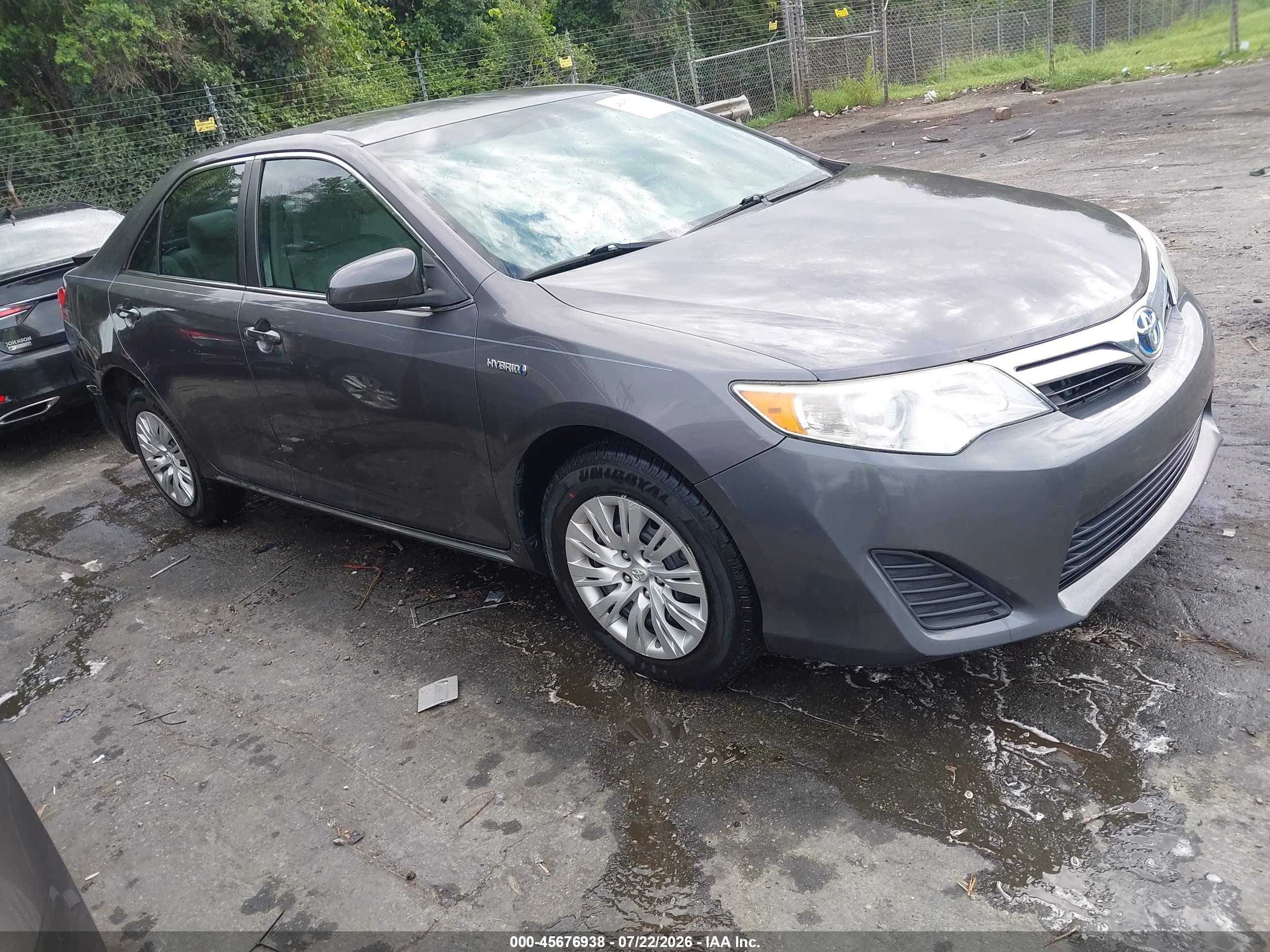 2014 Toyota Camry Hybrid Le Бежевый vin: 4T1BD1FK5EU120447