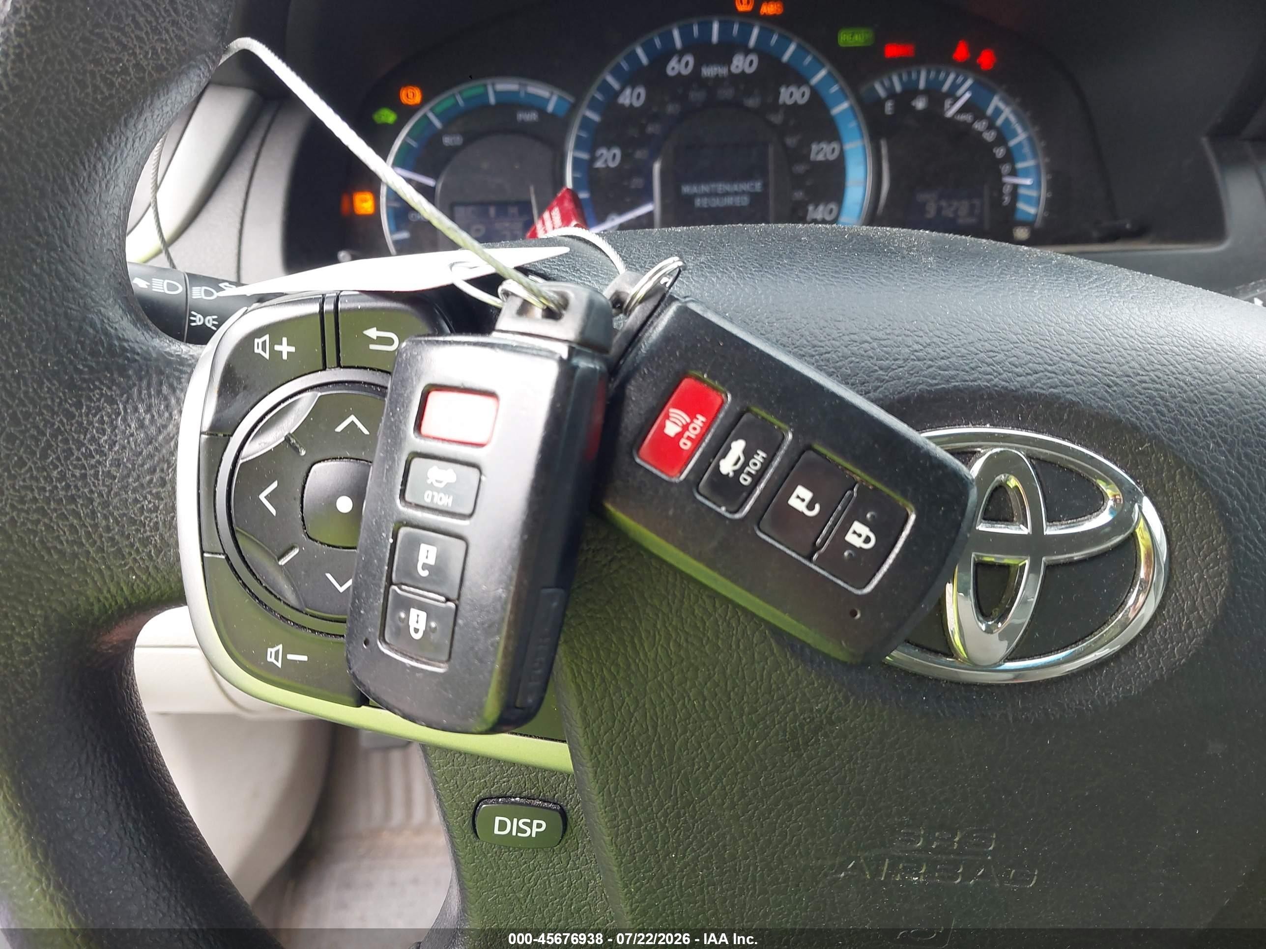 2014 Toyota Camry Hybrid Le Бежевый vin: 4T1BD1FK5EU120447