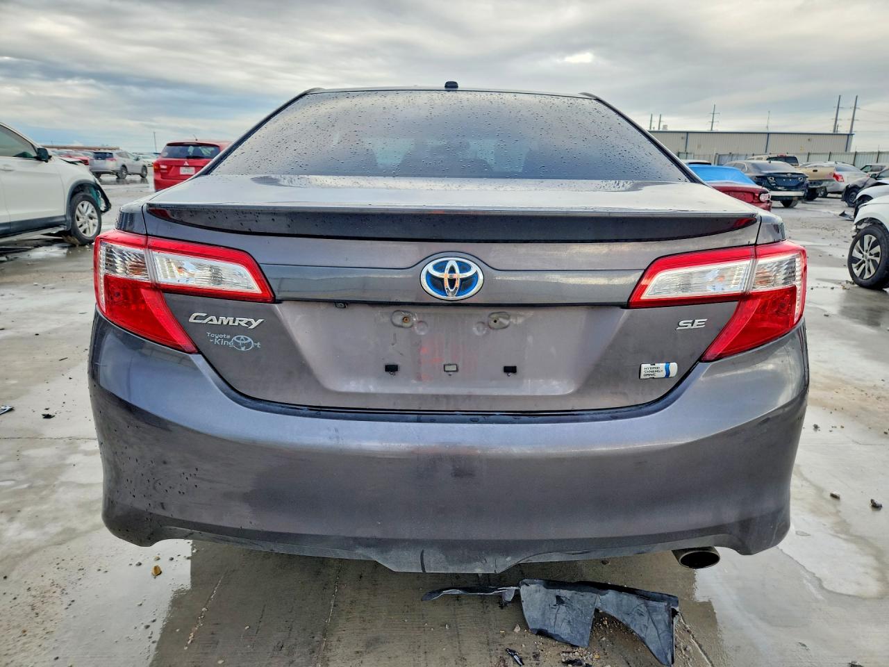 2014 Toyota Camry Hybrid Se Gray vin: 4T1BD1FK5EU123767