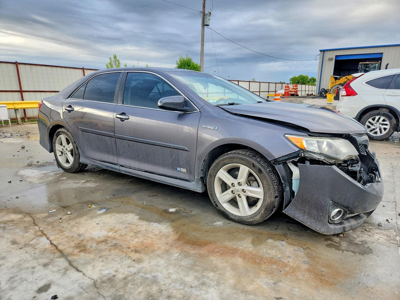 2014 Toyota Camry Hybrid Se Gray vin: 4T1BD1FK5EU123767