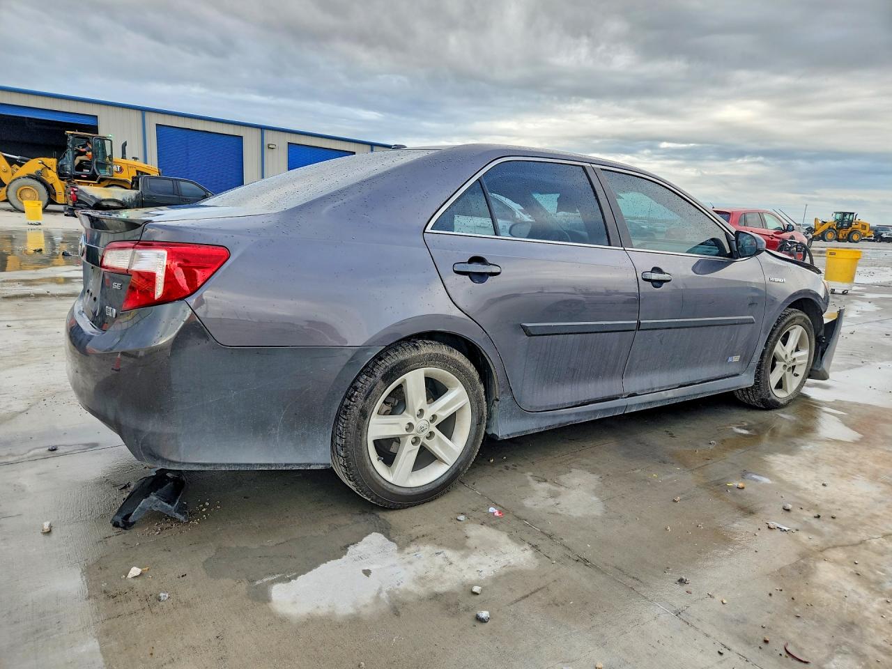 2014 Toyota Camry Hybrid Se Gray vin: 4T1BD1FK5EU123767