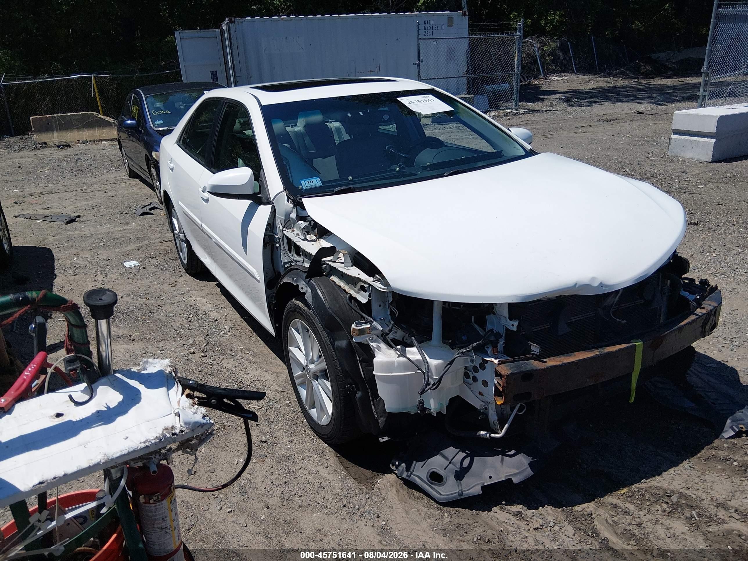 2014 Toyota Camry Hybrid Xle White vin: 4T1BD1FK5EU128323