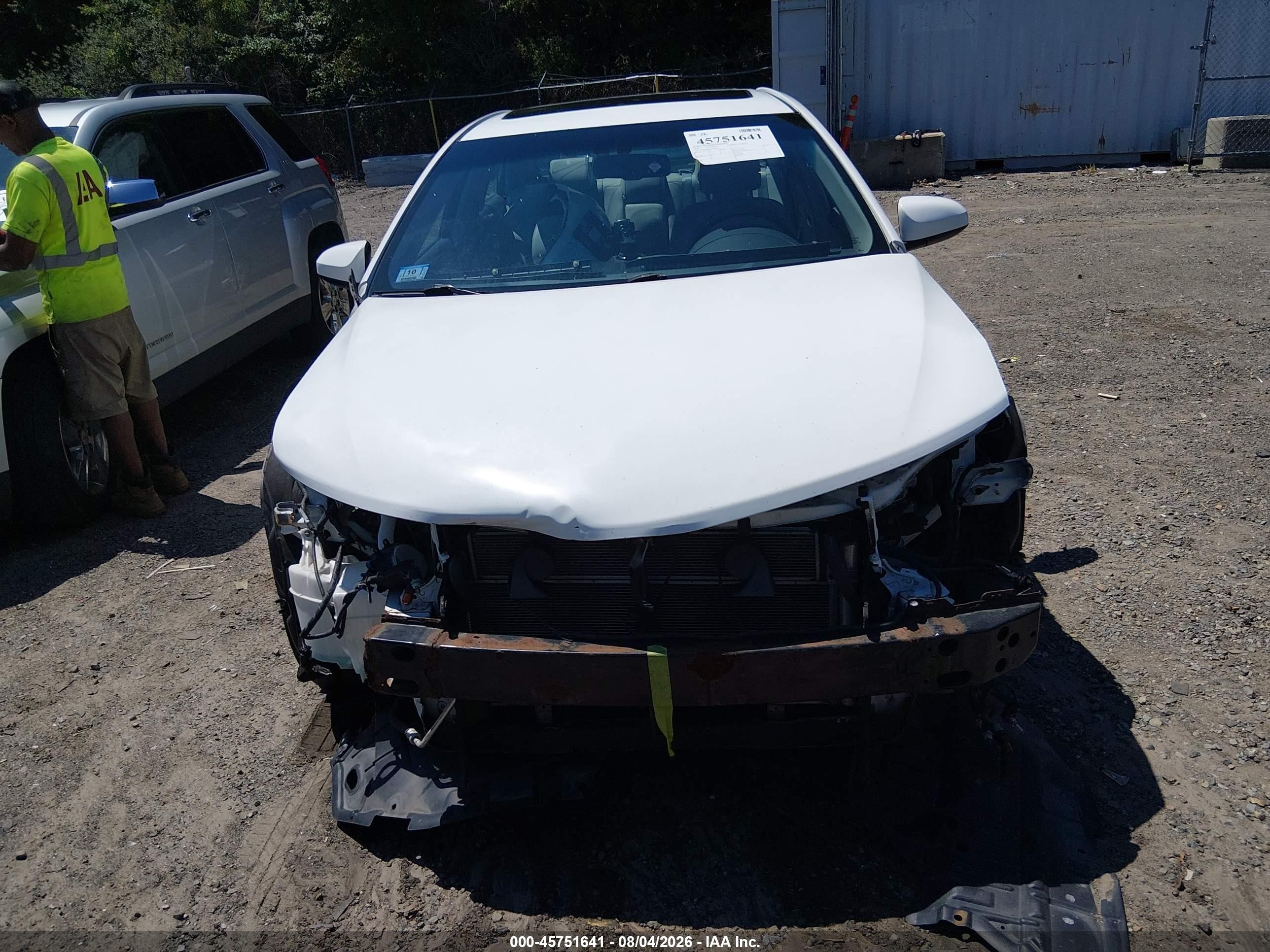 2014 Toyota Camry Hybrid Xle White vin: 4T1BD1FK5EU128323