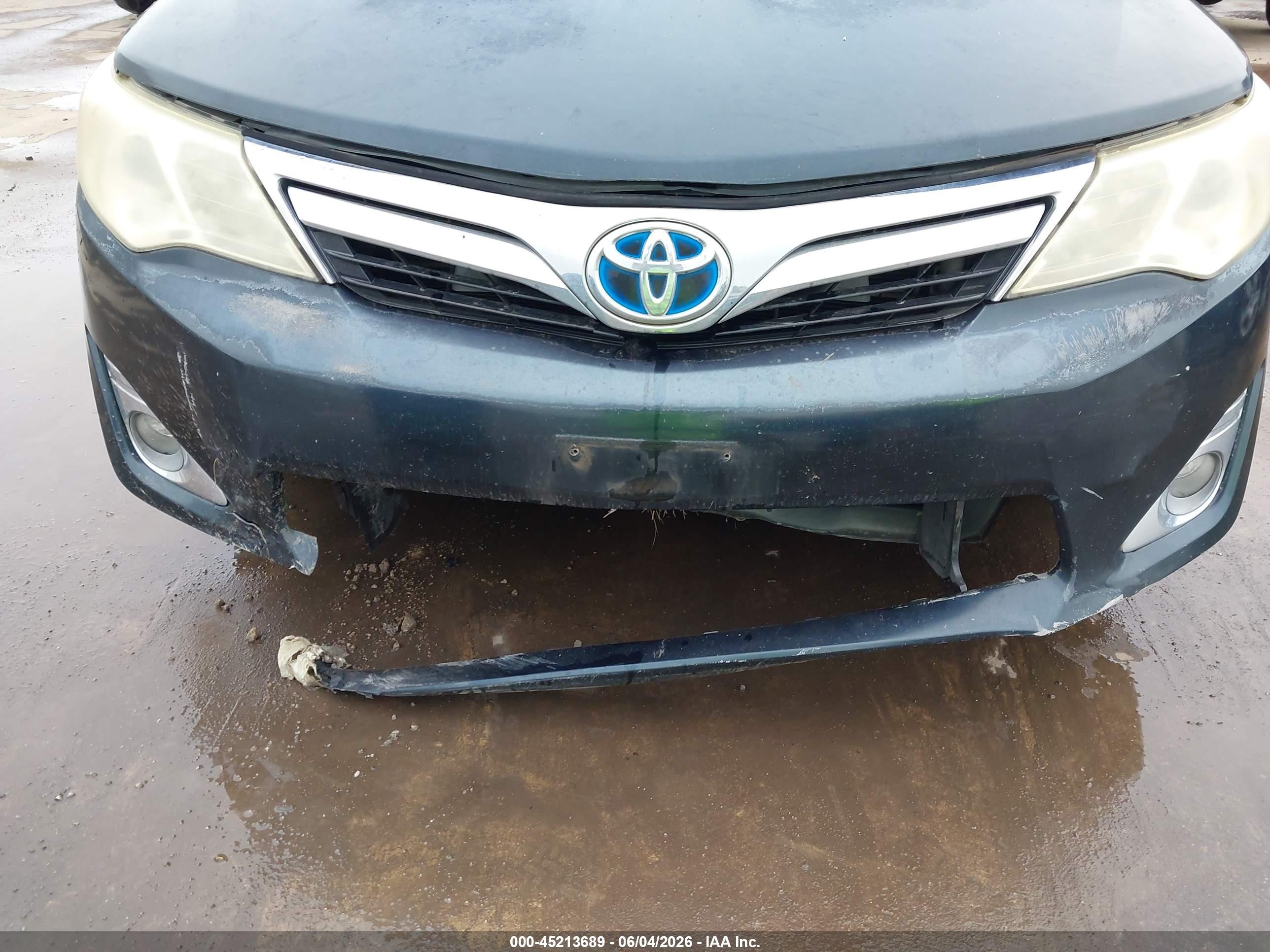 2014 Toyota Camry Hybrid Xle Зеленый vin: 4T1BD1FK5EU130170