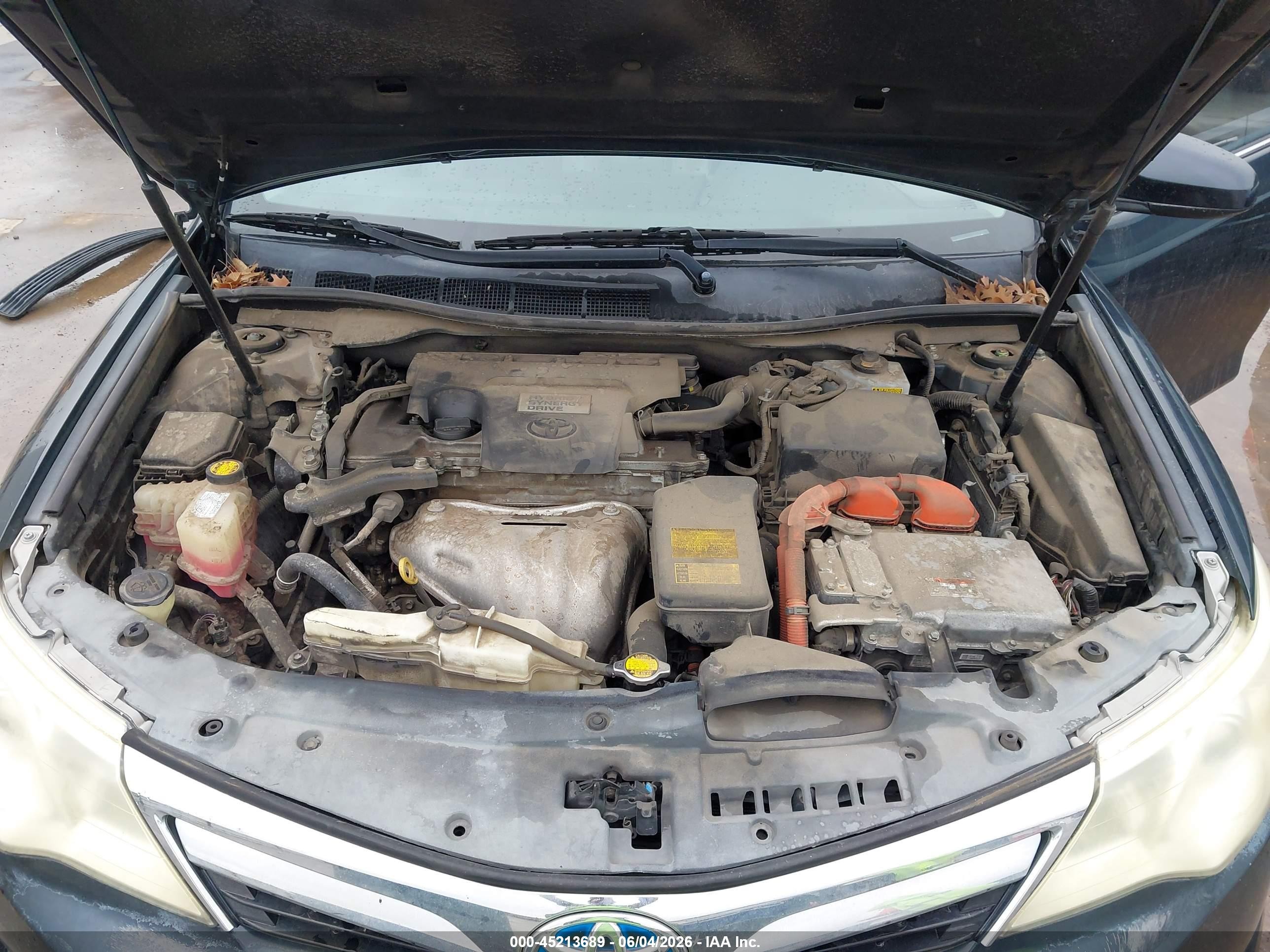 2014 Toyota Camry Hybrid Xle Зеленый vin: 4T1BD1FK5EU130170