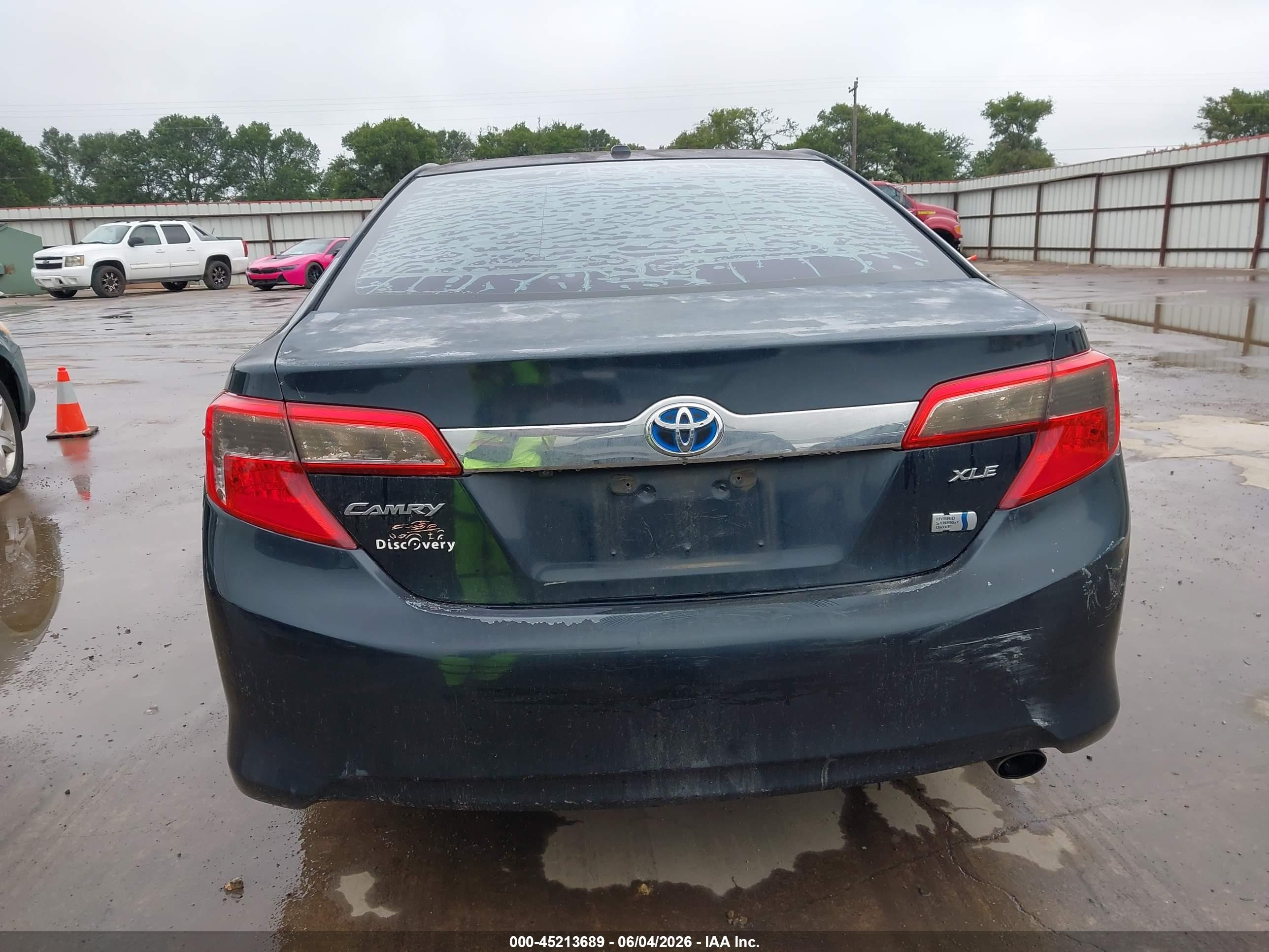 2014 Toyota Camry Hybrid Xle Зеленый vin: 4T1BD1FK5EU130170