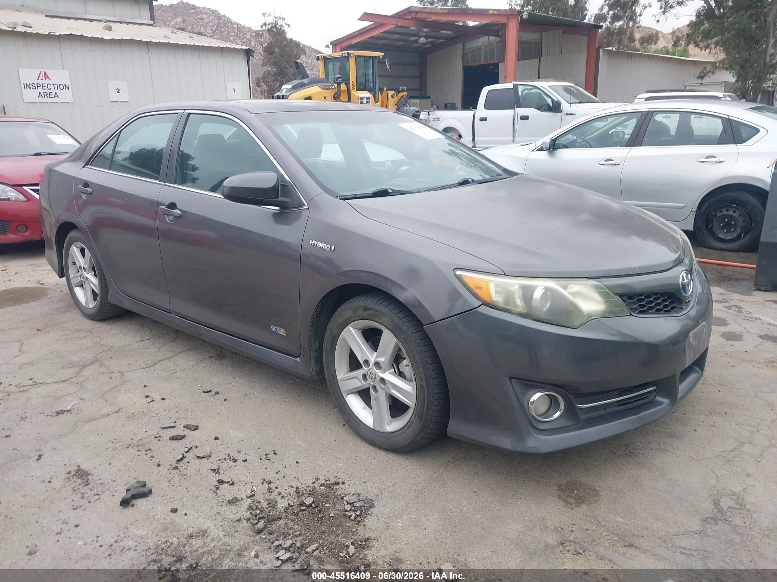 2014 Toyota Camry Hybrid Se Limited Edition Gray vin: 4T1BD1FK5EU133960