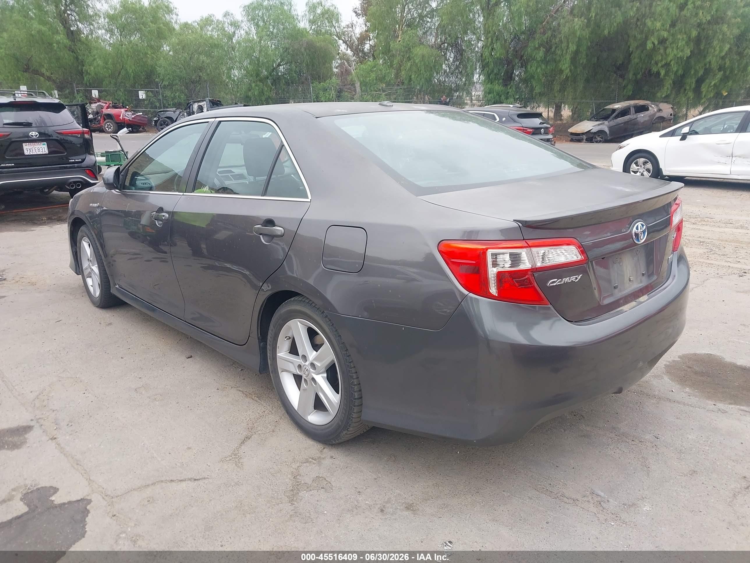 2014 Toyota Camry Hybrid Se Limited Edition Gray vin: 4T1BD1FK5EU133960