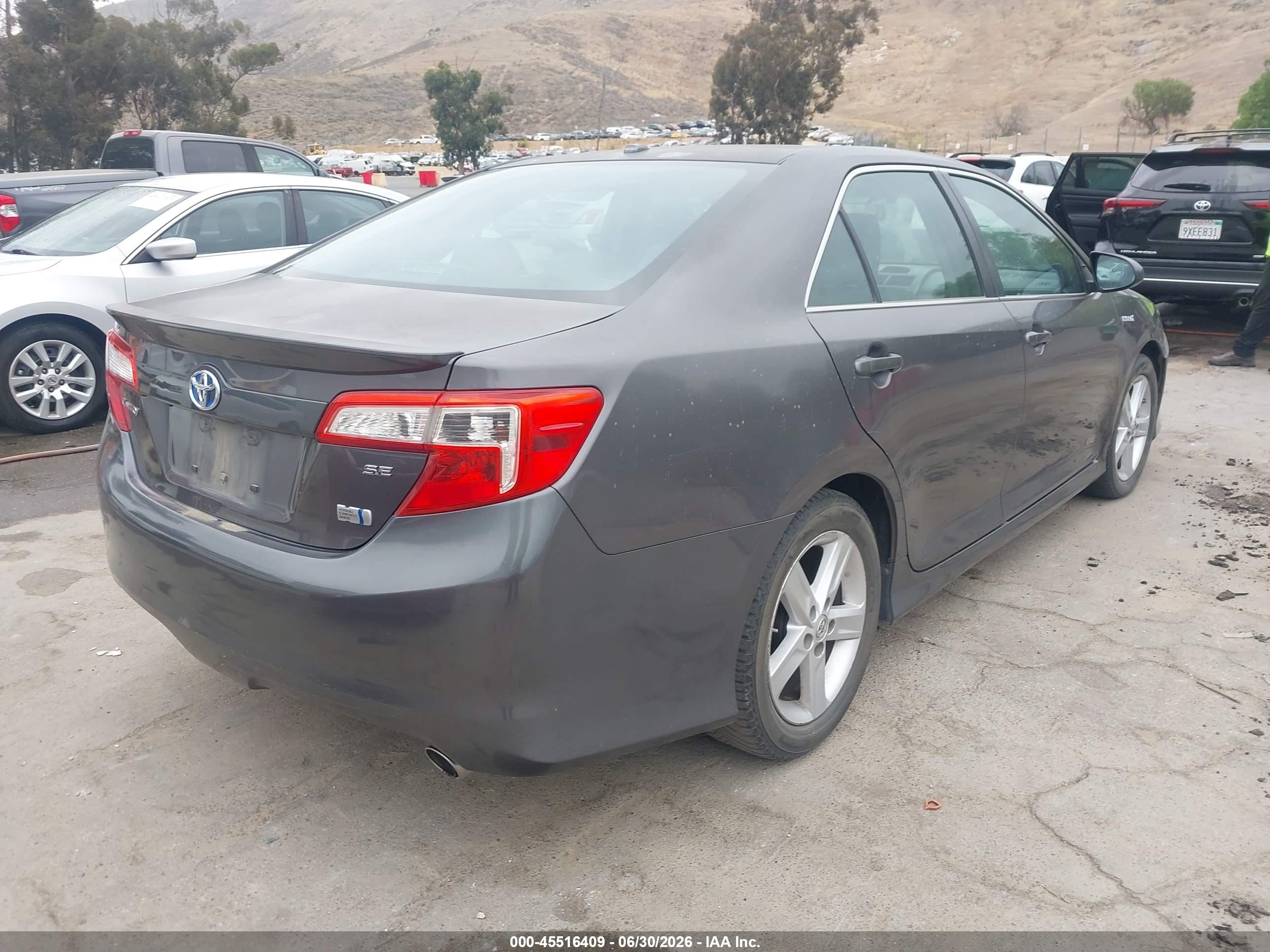2014 Toyota Camry Hybrid Se Limited Edition Gray vin: 4T1BD1FK5EU133960