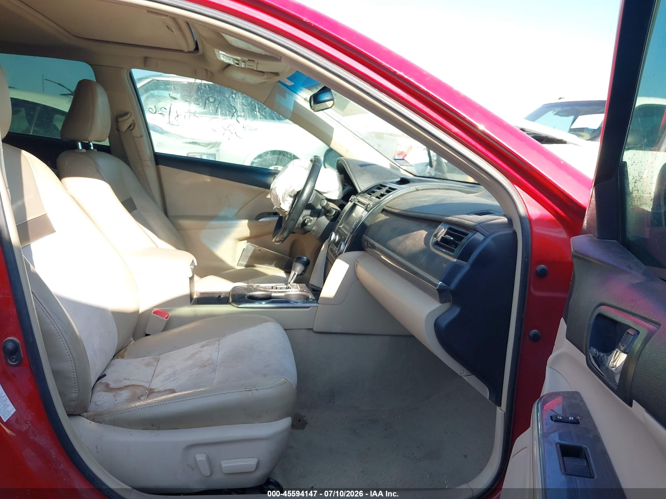 2014 Toyota Camry Hybrid Xle Красный vin: 4T1BD1FK5EU141010