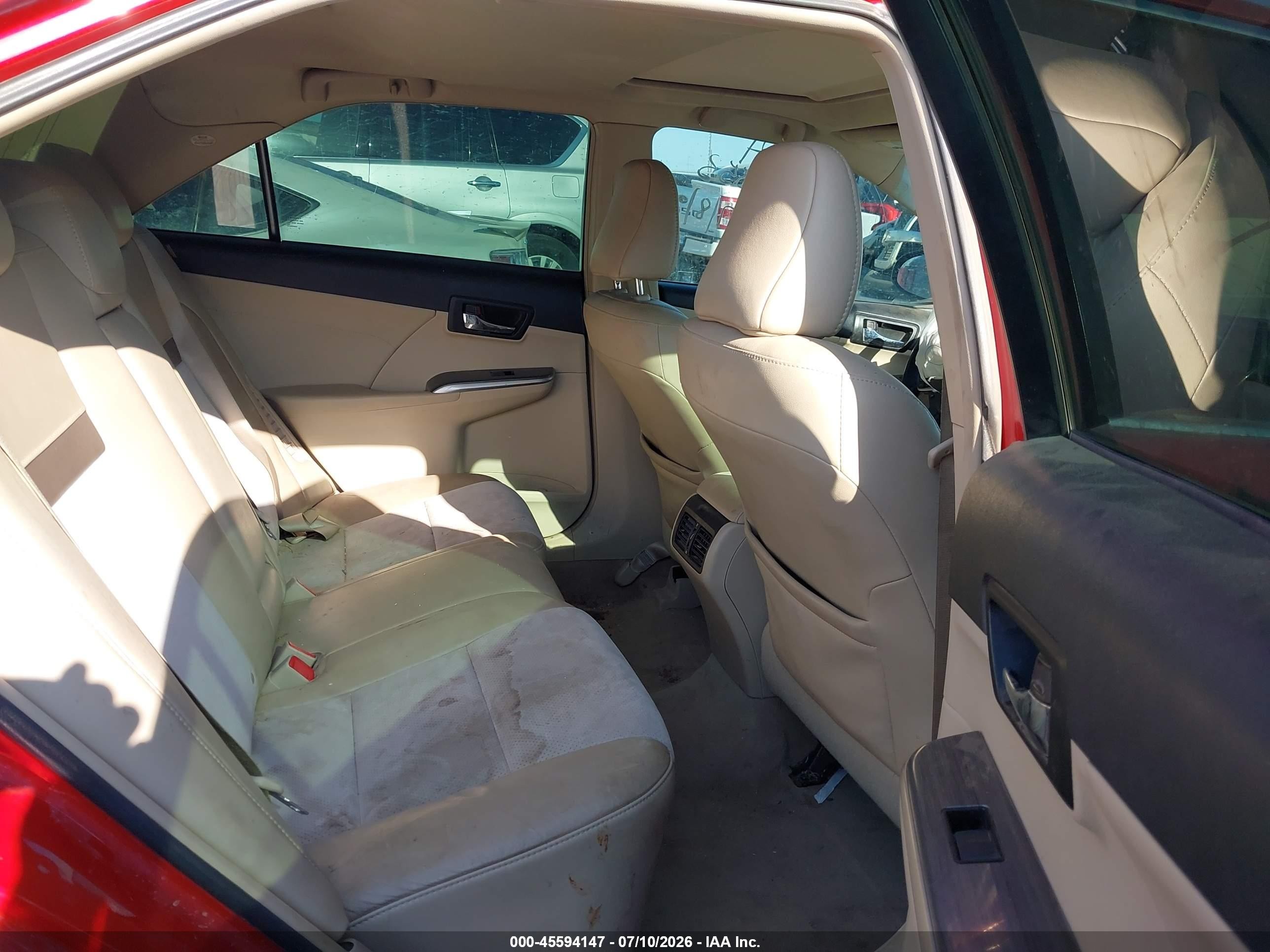 2014 Toyota Camry Hybrid Xle Красный vin: 4T1BD1FK5EU141010