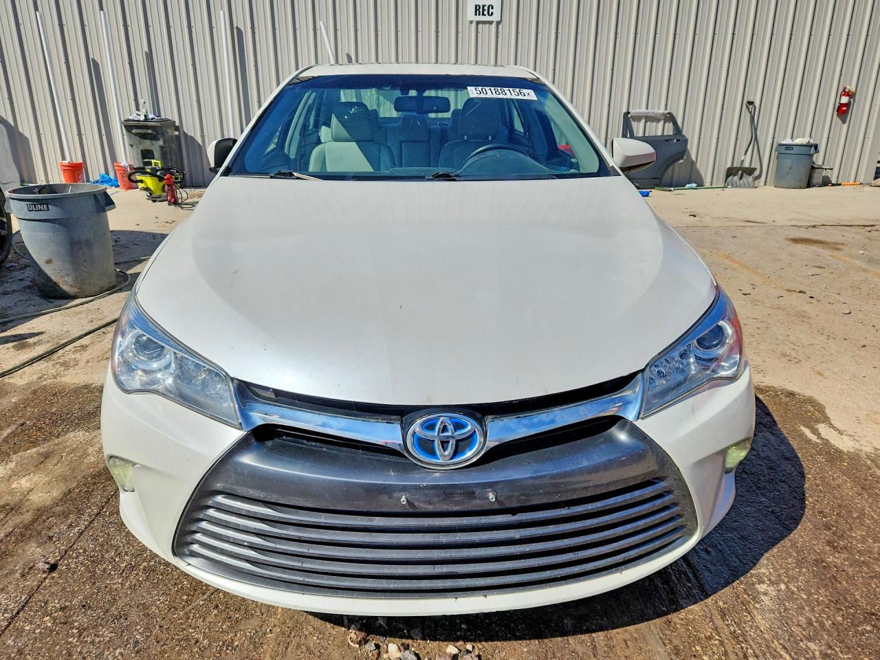 2015 Toyota Camry Hybrid Xle White vin: 4T1BD1FK5FU148296