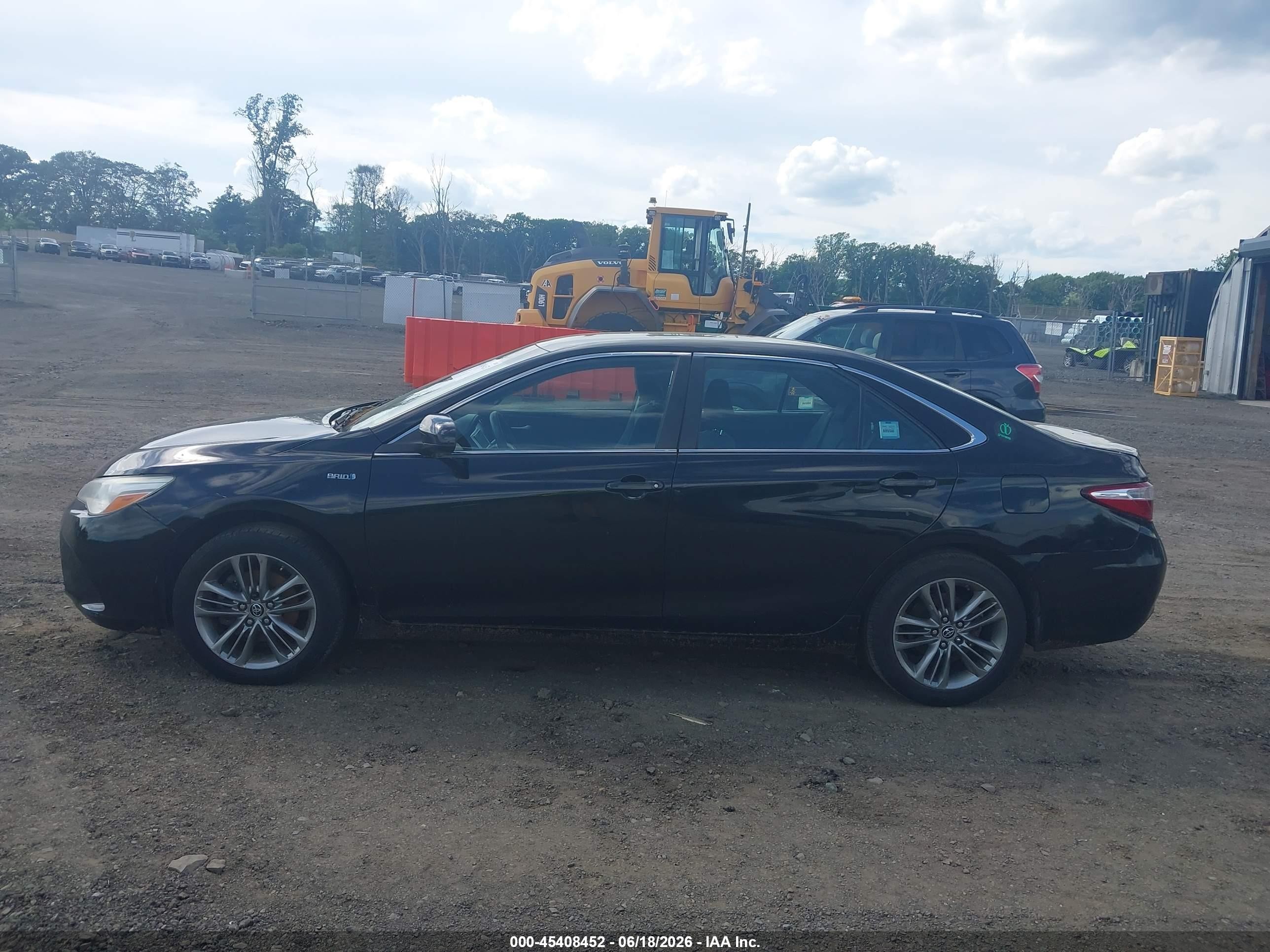 2015 Toyota Camry Hybrid Le Black vin: 4T1BD1FK5FU149240
