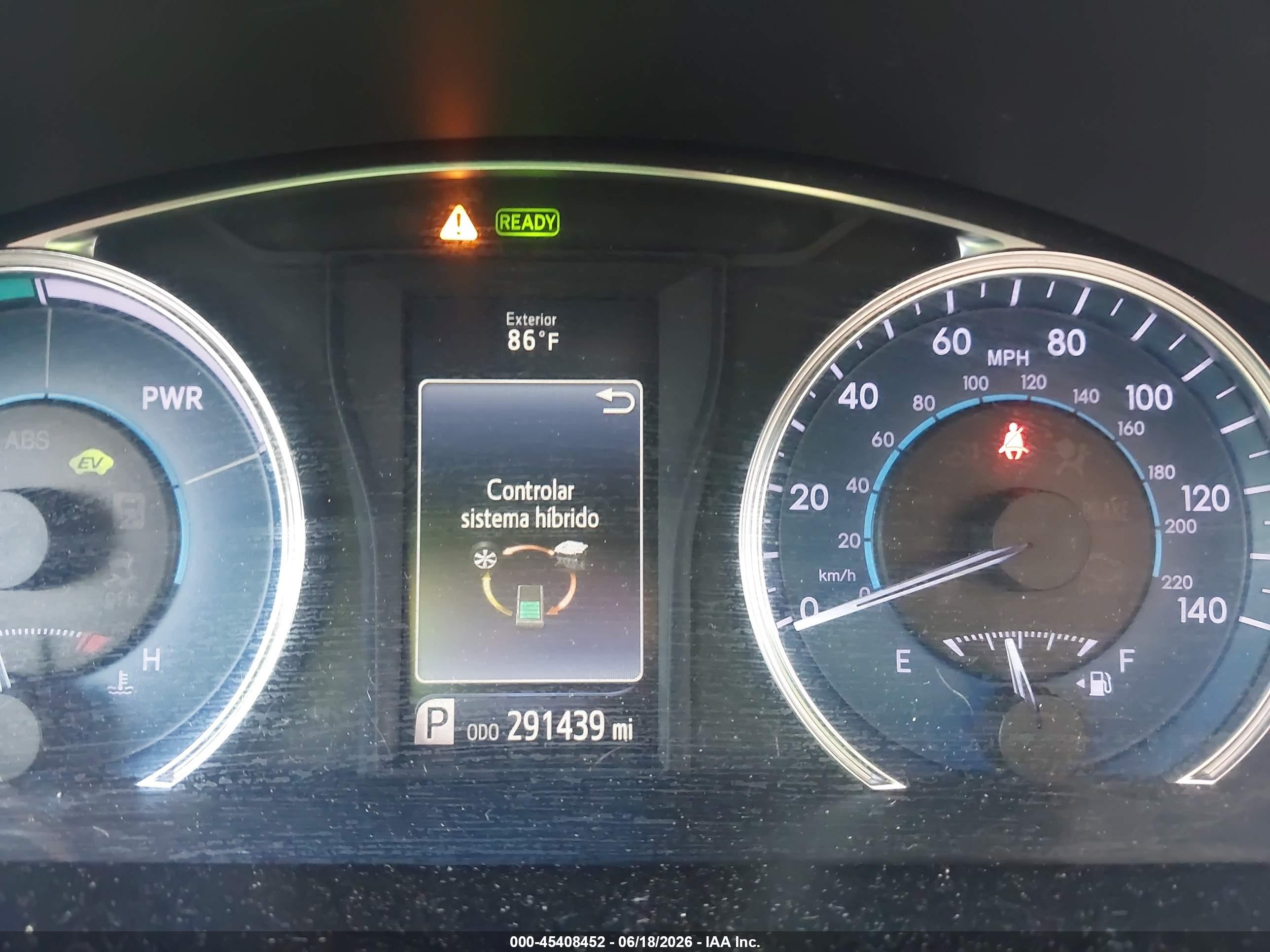 2015 Toyota Camry Hybrid Le Black vin: 4T1BD1FK5FU149240