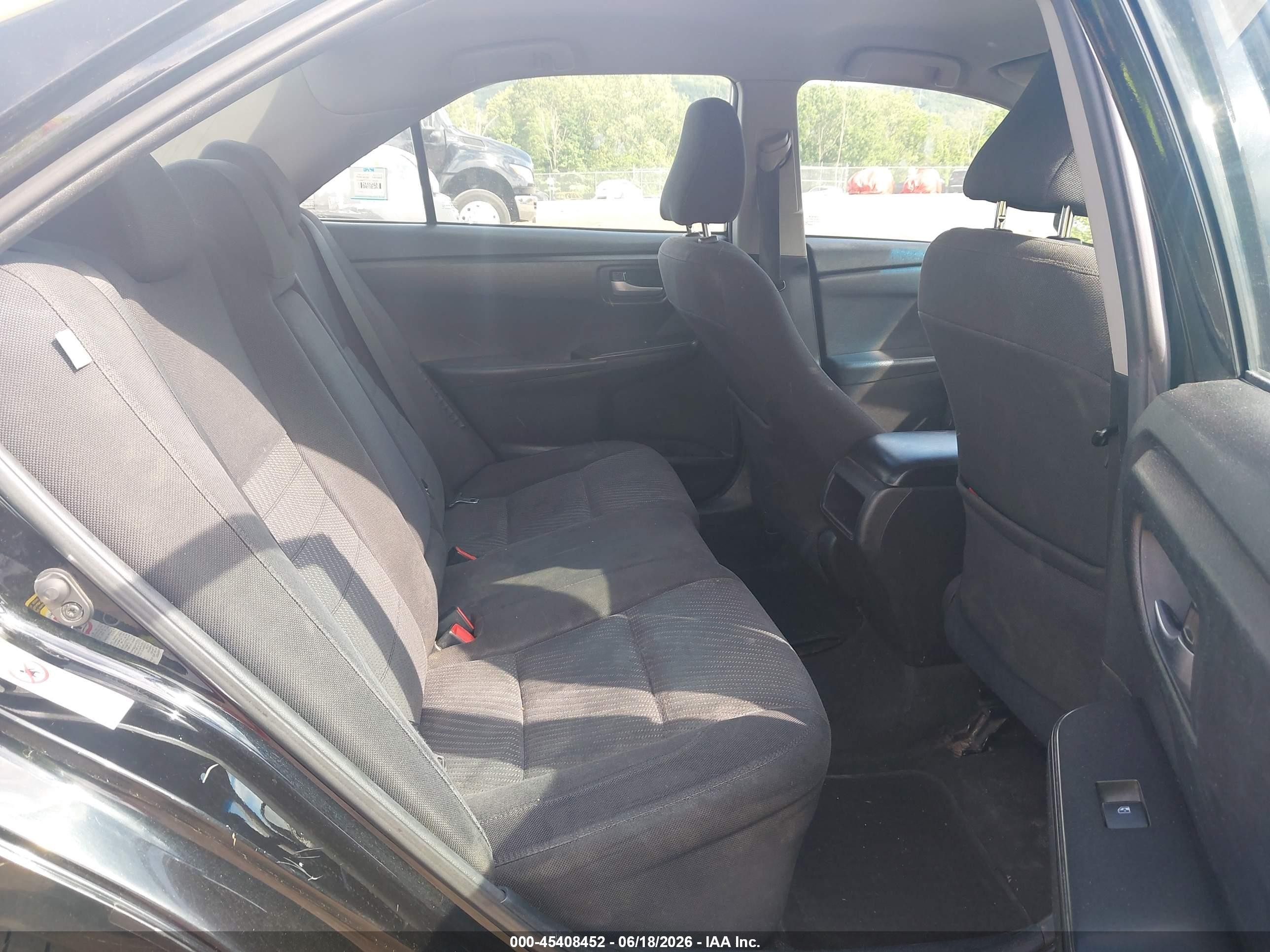 2015 Toyota Camry Hybrid Le Black vin: 4T1BD1FK5FU149240
