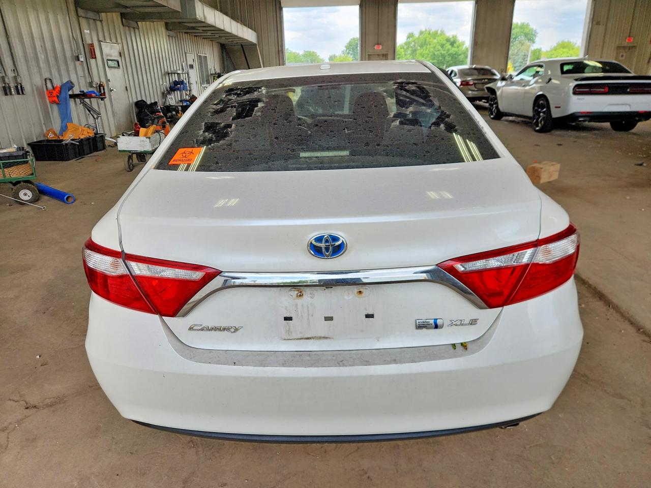 2015 Toyota Camry Hybrid Xle Белый vin: 4T1BD1FK5FU150257