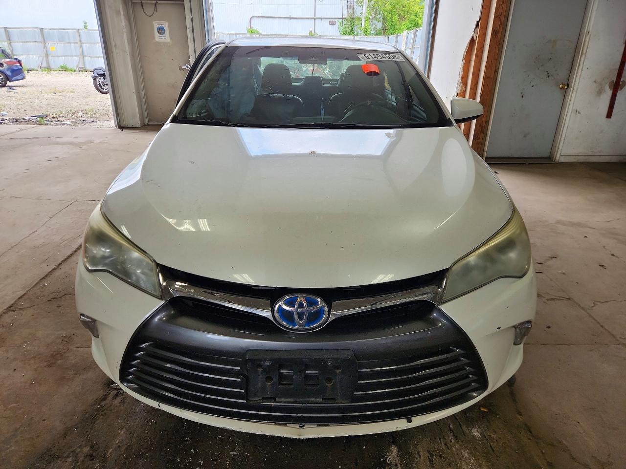 2015 Toyota Camry Hybrid Xle Белый vin: 4T1BD1FK5FU150257